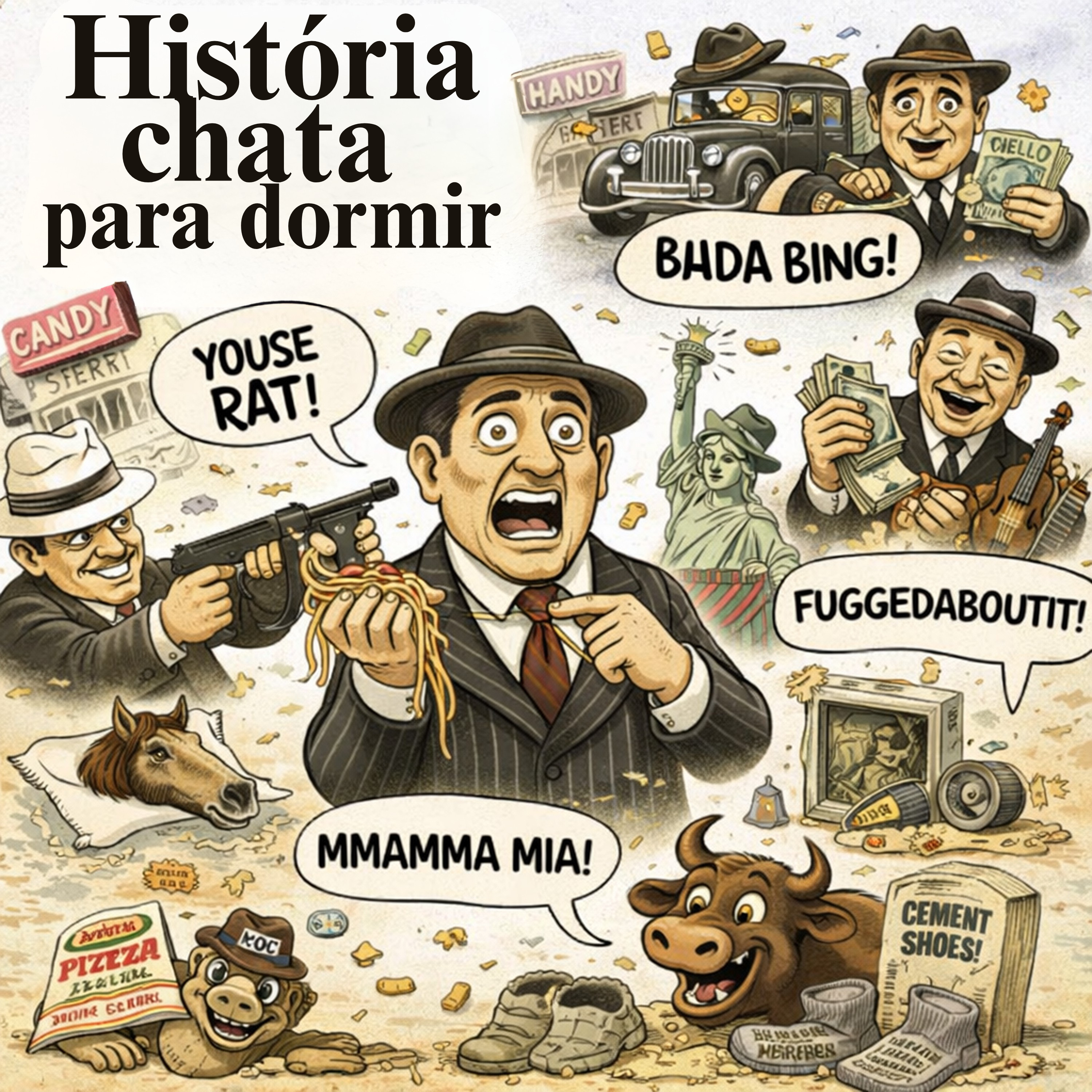 A história da máfia nos primórdios dos Estados Unidos 💤 | História Chata para Dormir episode artwork