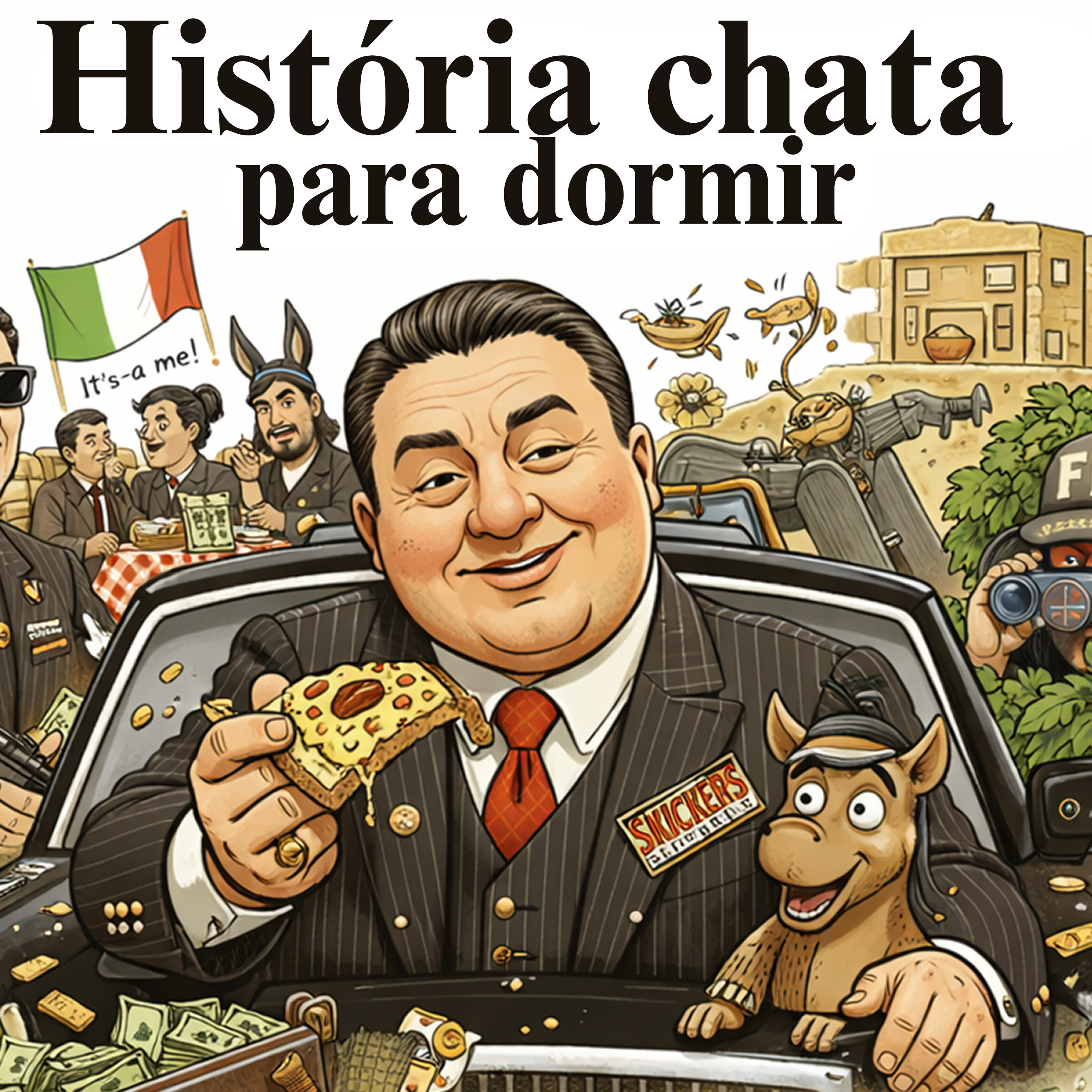 Os Gambino: a primeira família do crime dos Estados Unidos 💤 | História Chata para Dormir episode artwork