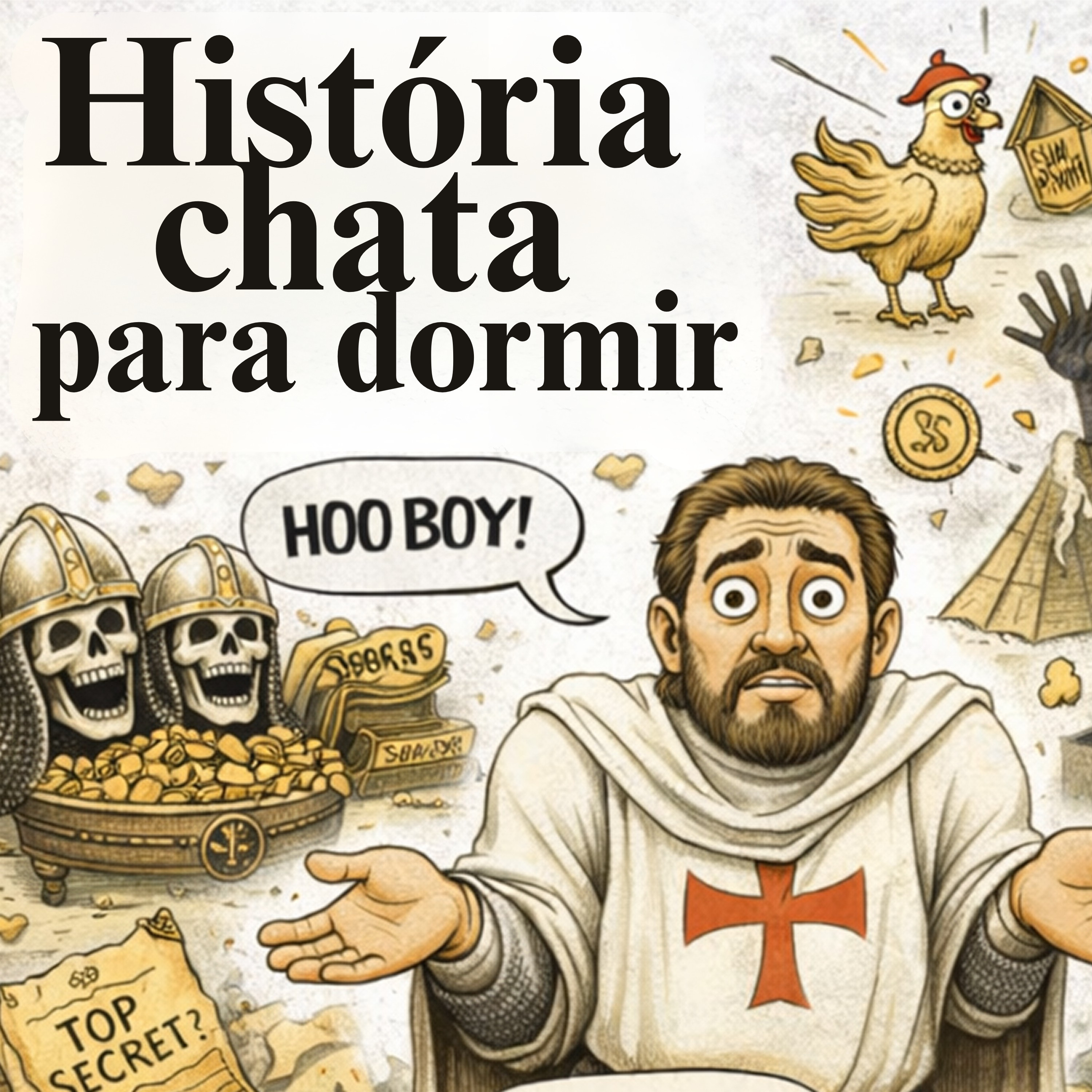 Revelando seus segredos: os mistérios dos Cavaleiros Templários 💤 | História Chata para Dormir episode artwork