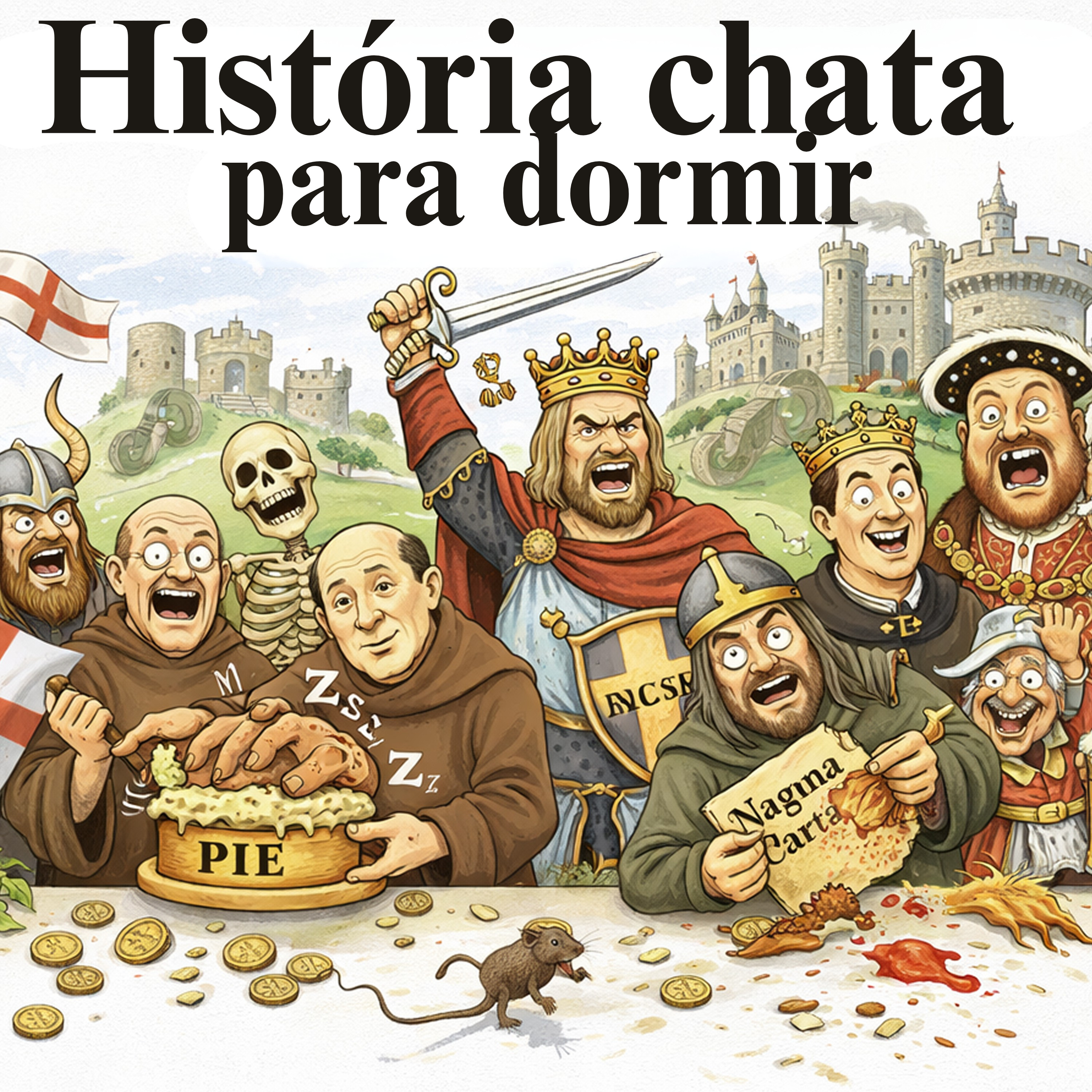 A história completa da Inglaterra medieval 💤 | História Chata para Dormir episode artwork