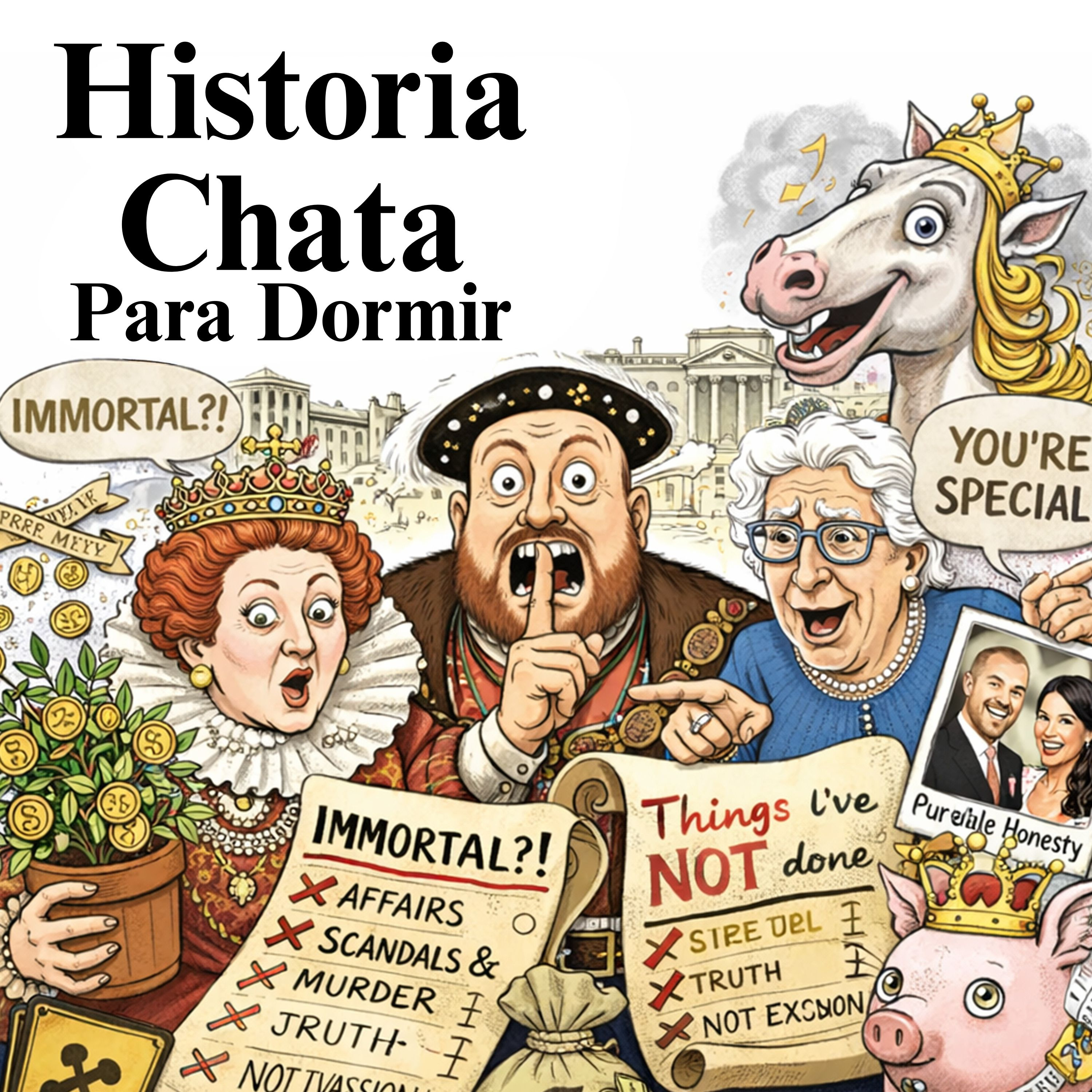 As Maiores Mentiras da Realeza Britânica: histórias que todos acreditaram 💤 | História Chata para Dormir episode artwork