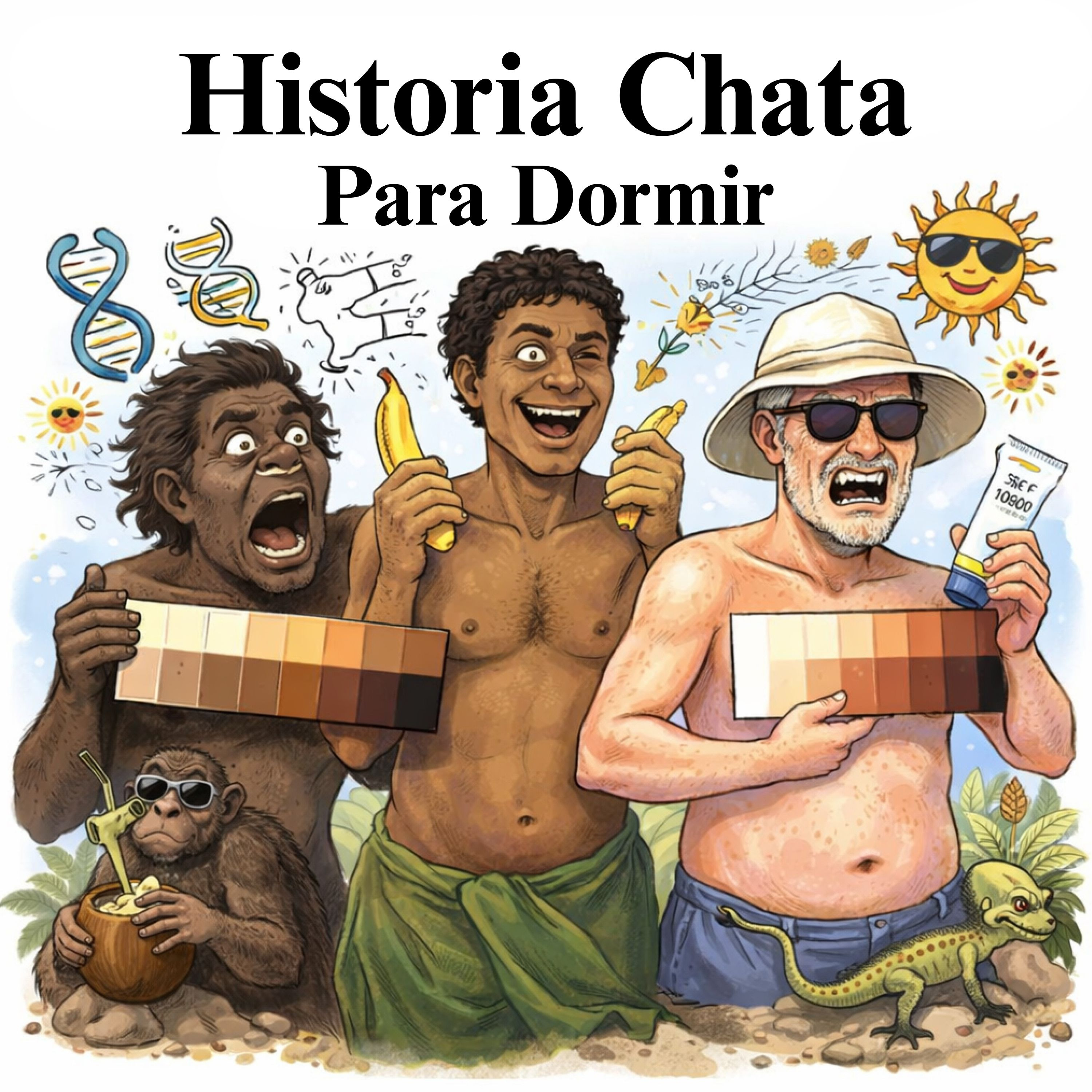 Como os Humanos Desenvolveram Pele Clara: mais complexo do que você imagina 💤 | História Chata para Dormir episode artwork