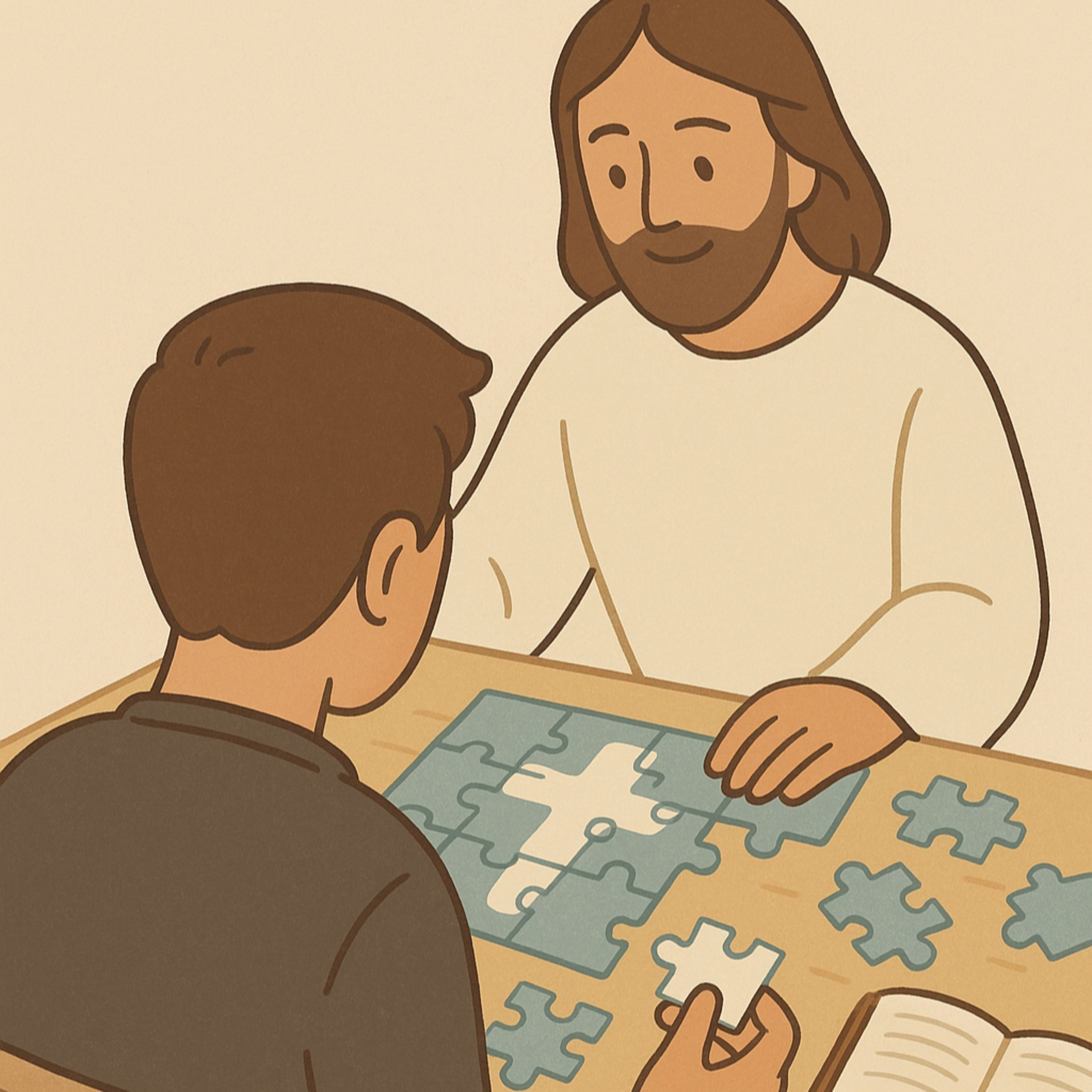 Jesús en el centro: cómo armar el rompecabezas de tu vida con fe episode artwork