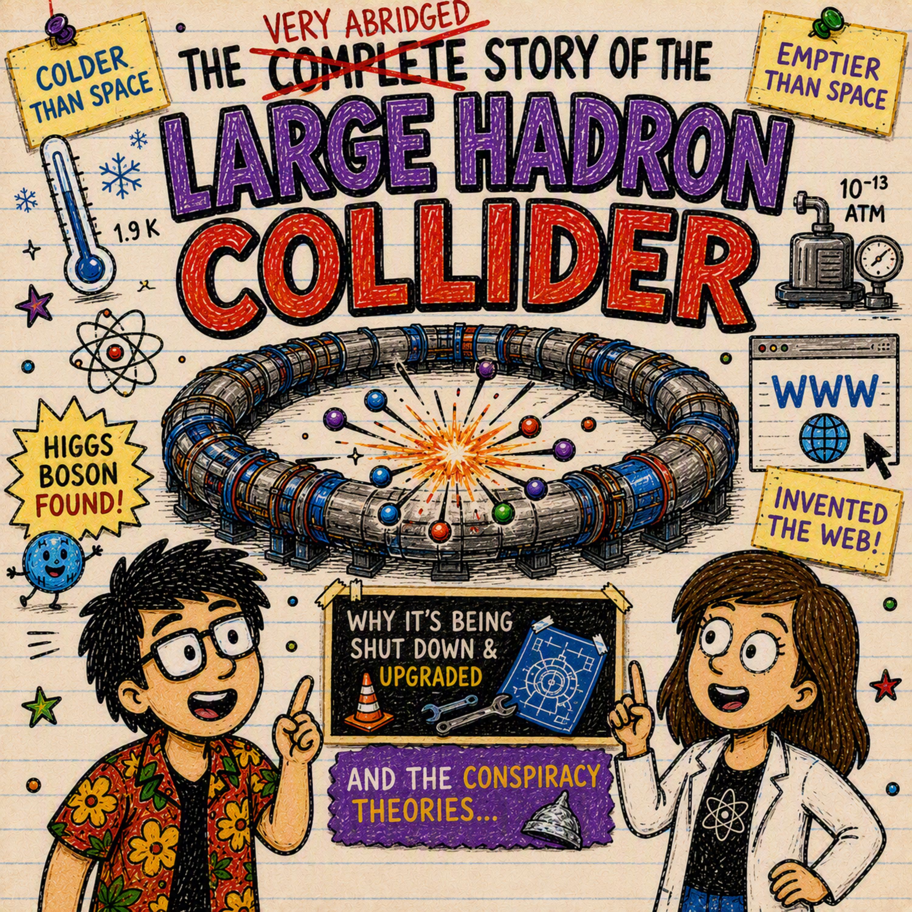 The Very Abridged Story of The Large Hadron Collider episode artwork