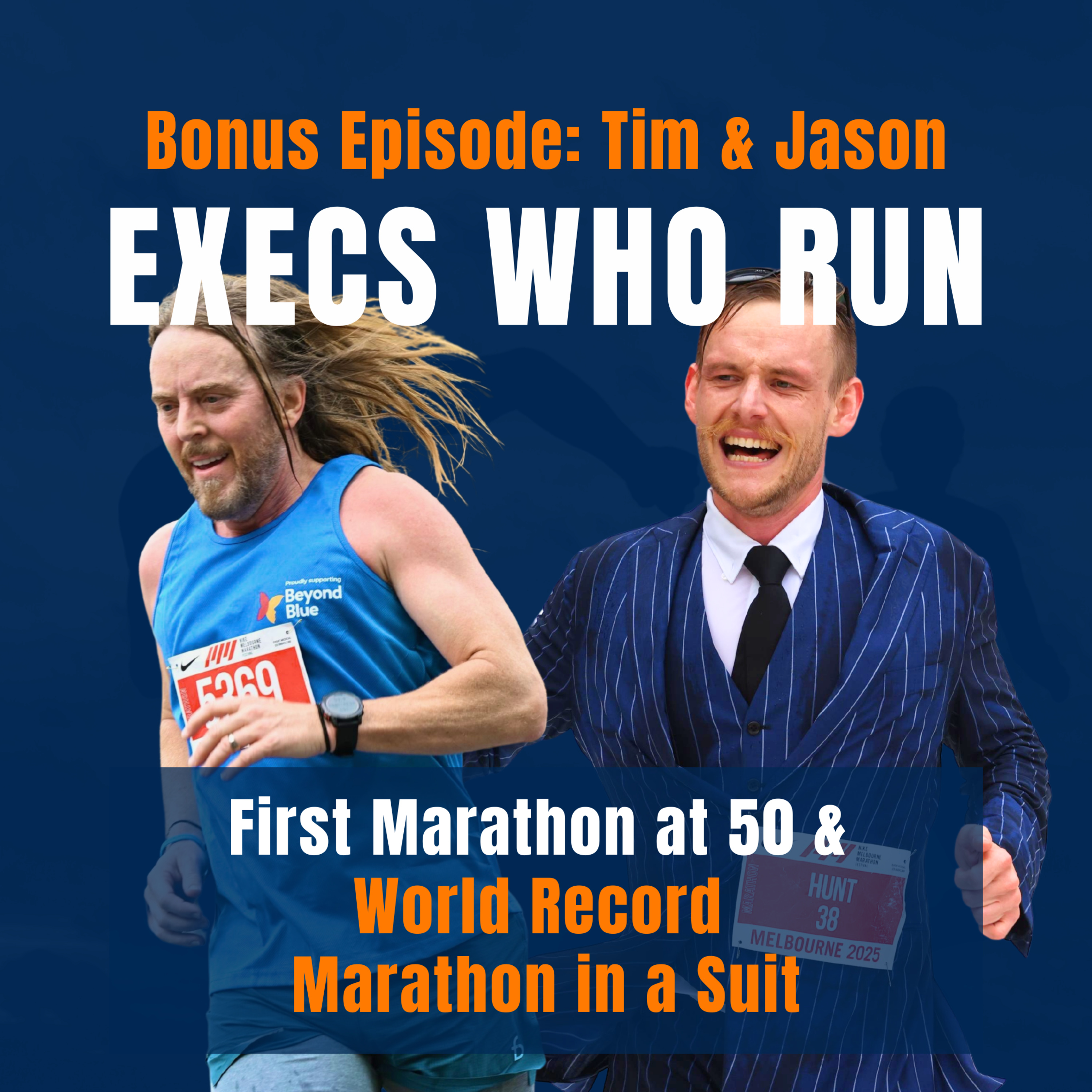 Tim Minchin & Jason Hunt: A Marathon, a Midlife Crisis, and a Three-Piece Suit episode artwork