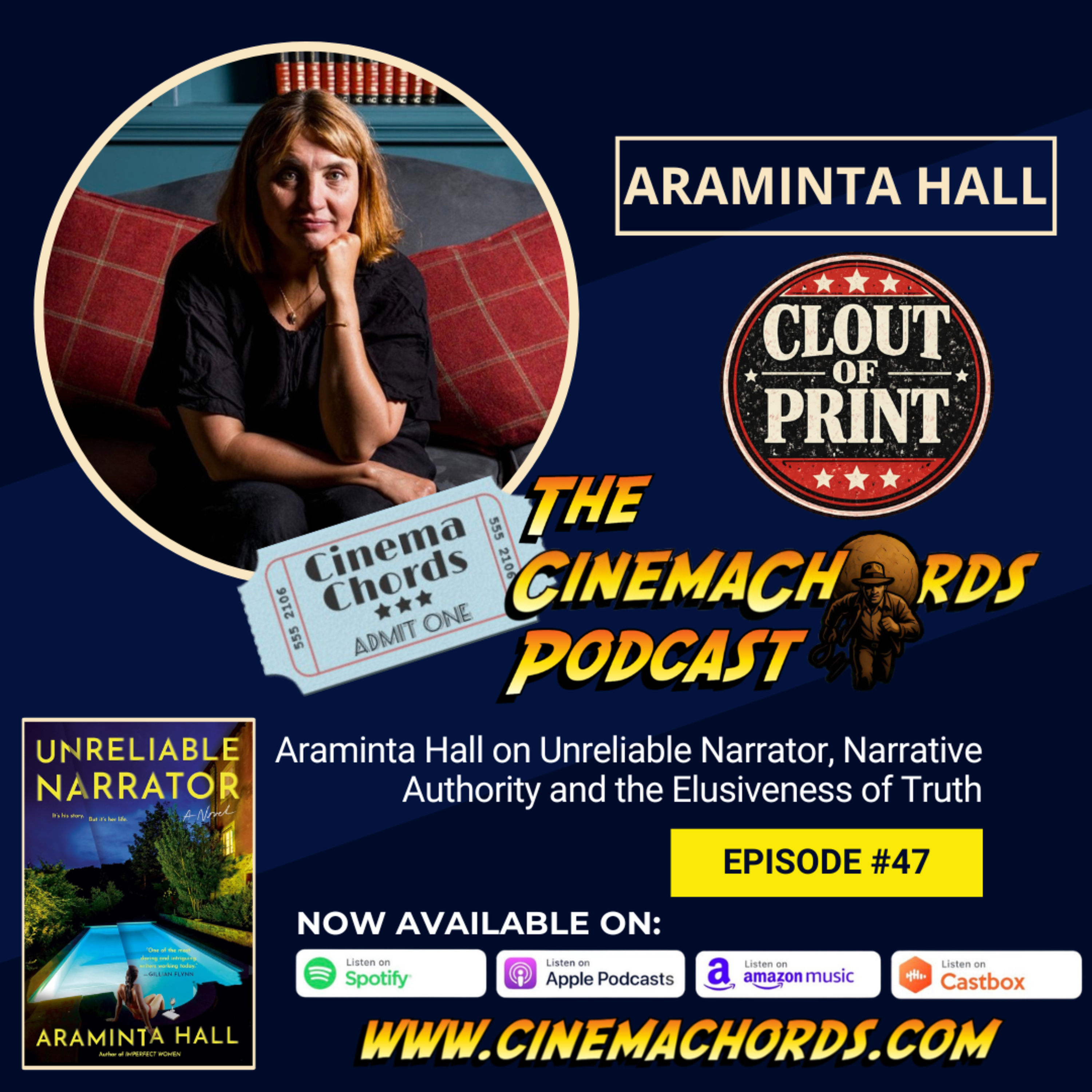 #47: Araminta Hall on Unreliable Narrator, Narrative Authority and the Elusiveness of Truth episode artwork