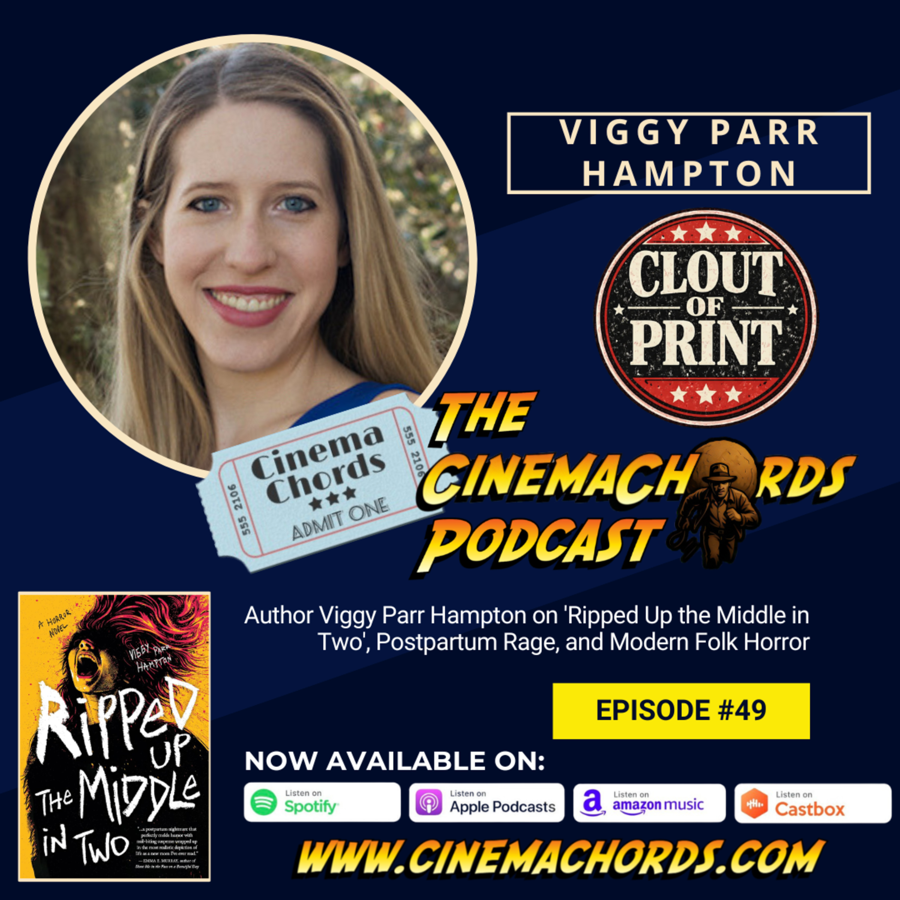 #49: Author Viggy Parr Hampton on 'Ripped Up the Middle in Two', Postpartum Rage, and Modern Folk Horror episode artwork