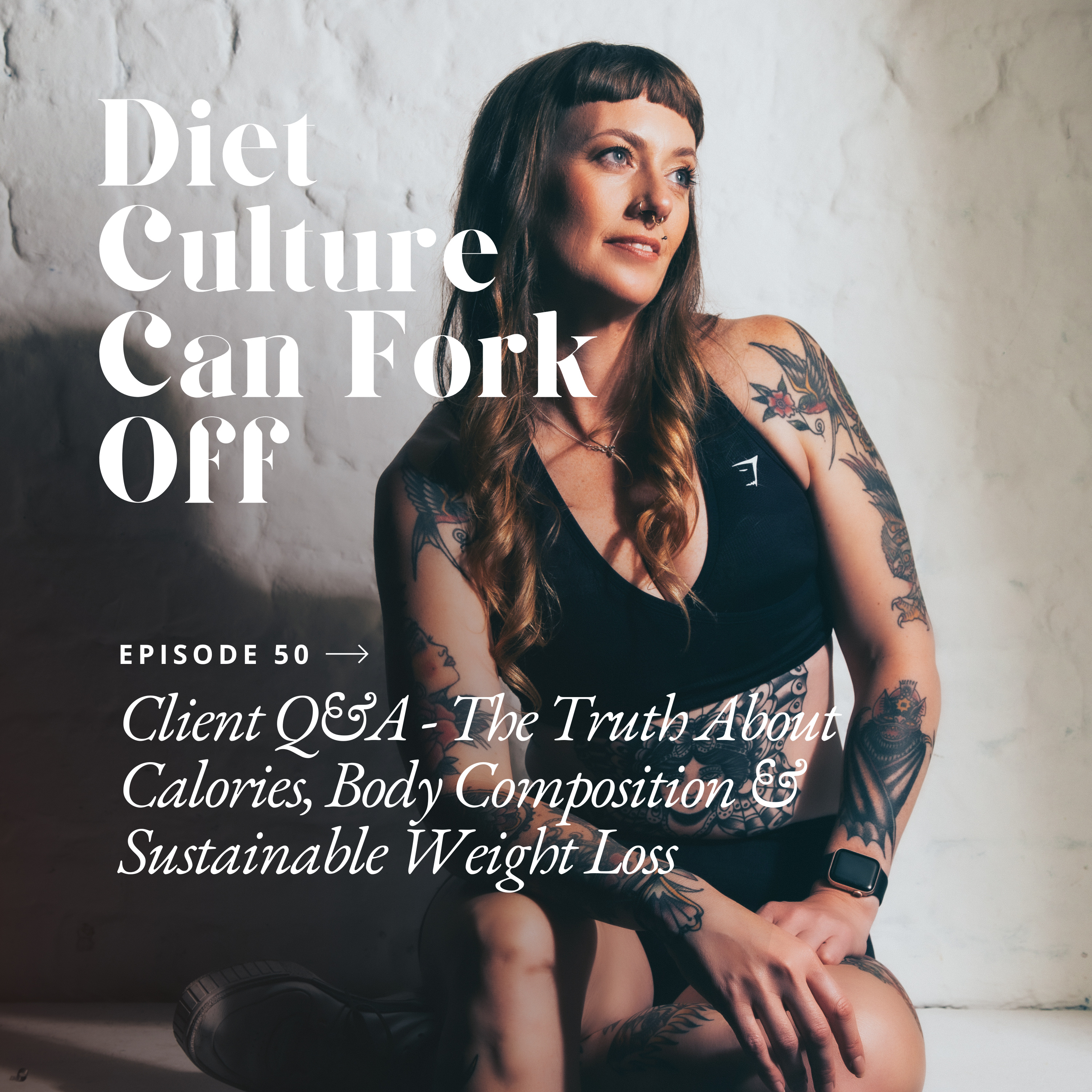 Episode 50 - Client Q&A - The Truth About Calories, Body Composition & Sustainable Weight Loss episode artwork