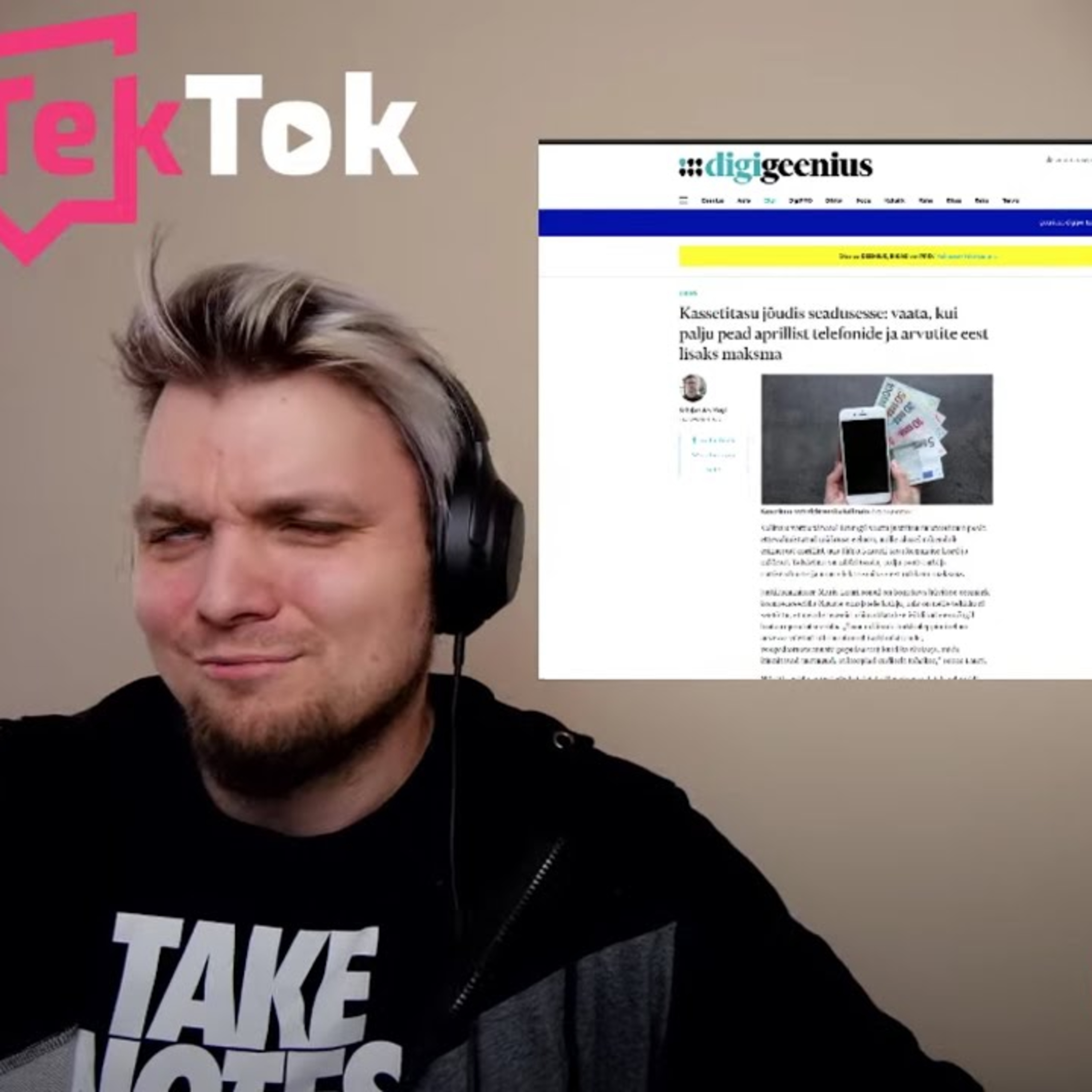 TekTok = Tech Talk / Tech News