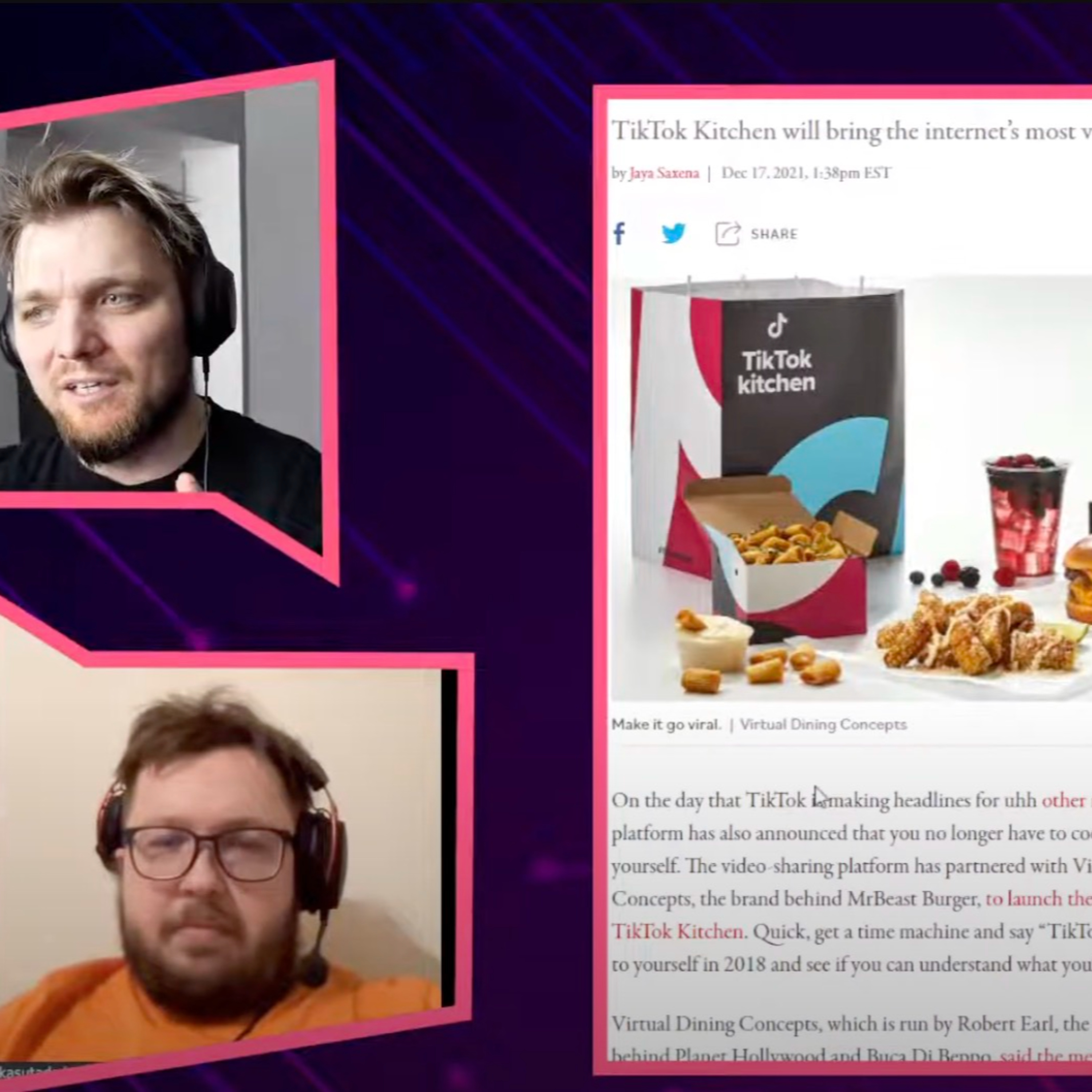 TekTok = Tech Talk / Tech News