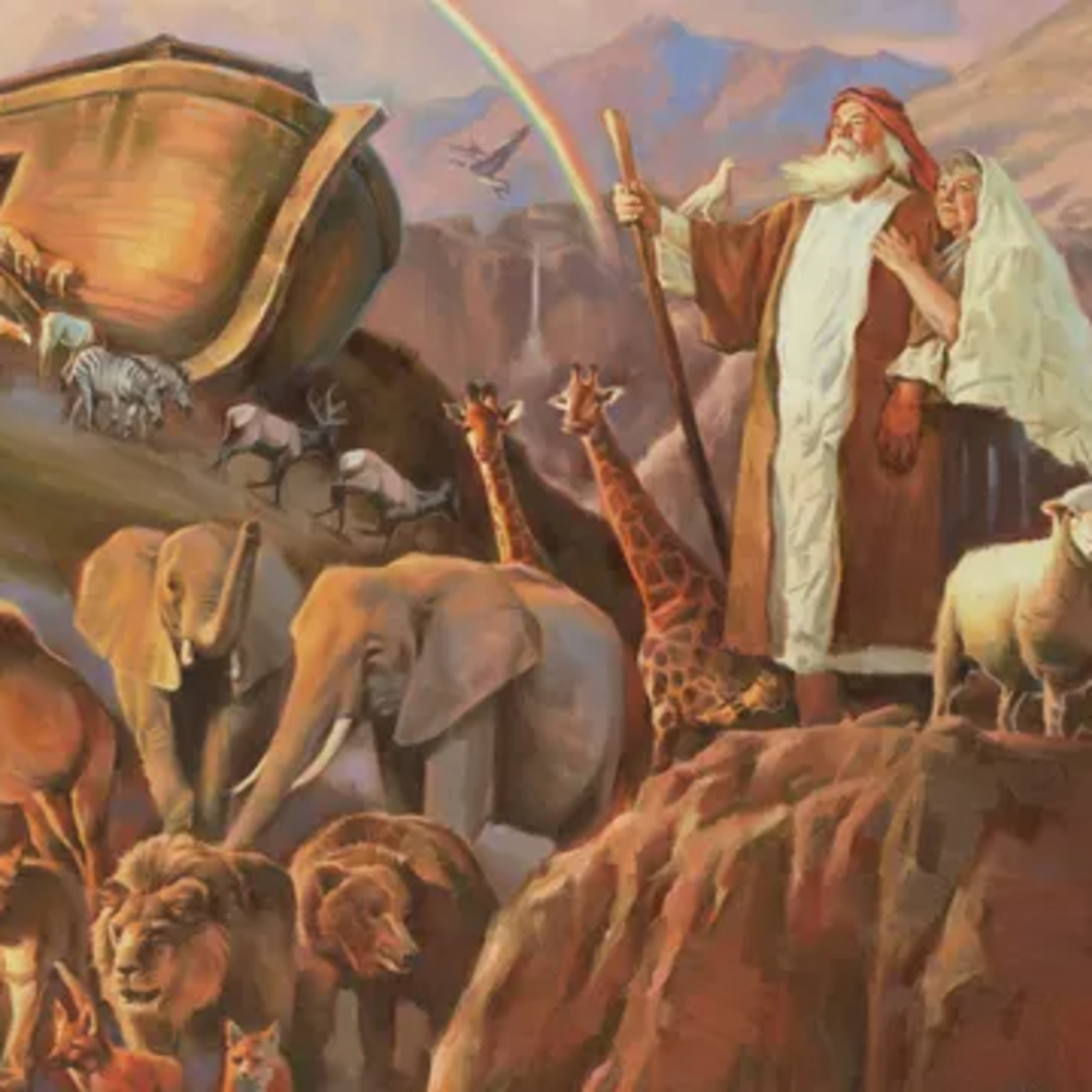 February 9–15: “Noah Found Grace in the Eyes of the Lord” Genesis 6–11; Moses 8 episode artwork