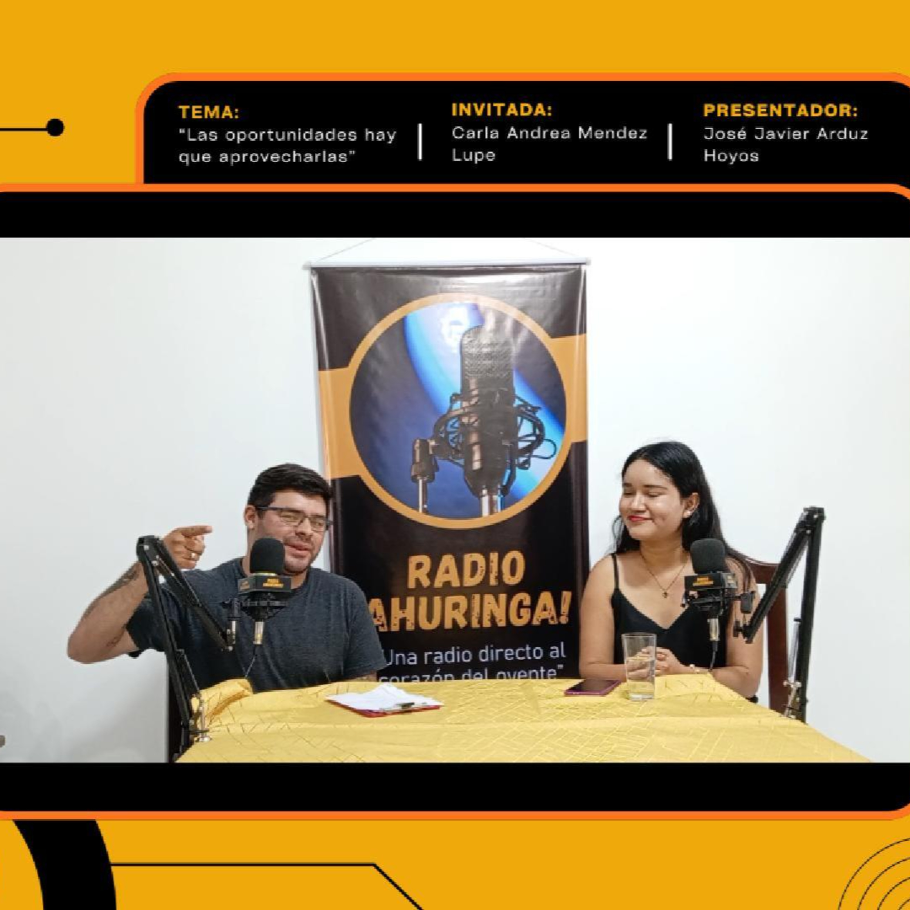 Episodio 4: "Las oportunidades hay que aprovecharlas" Invitada: Carla Andrea Mendez Lupe Presentador: José Javier Arduz Hoyos. Radio Ahuringa! episode artwork