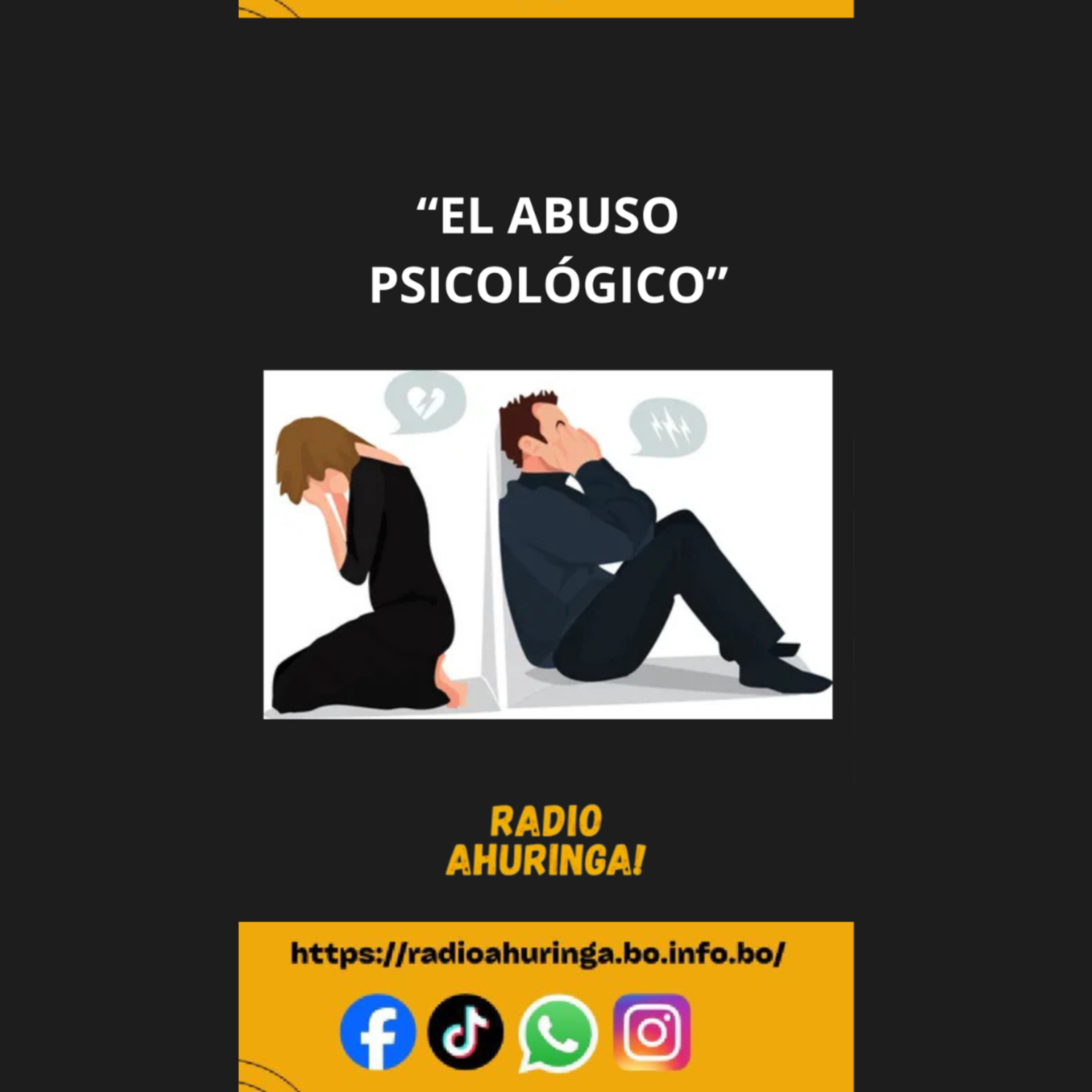 "El abuso piscológico". Radio Ahuringa!. episode artwork