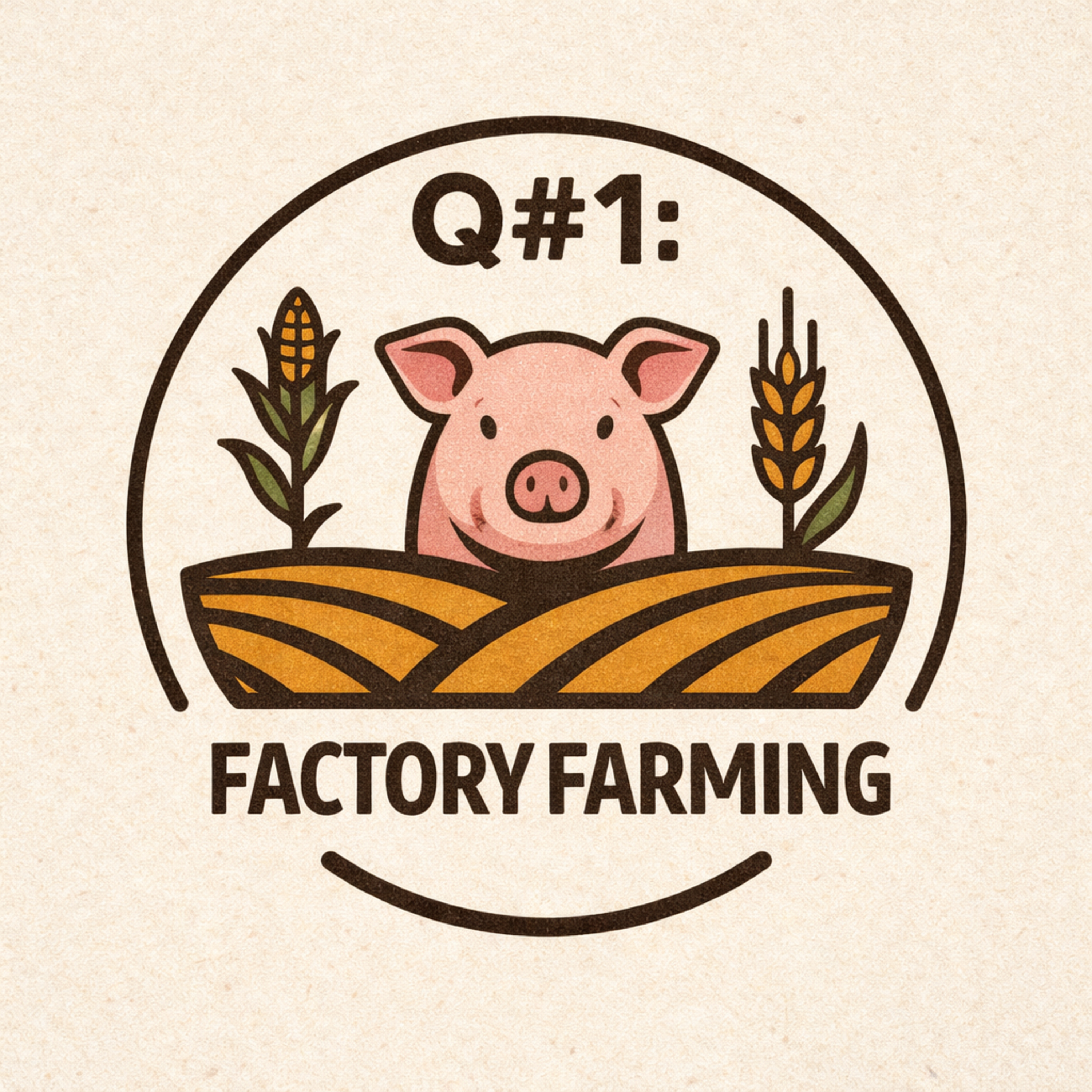 Does factory farming use food that humans culd eat instead? Question Series EP#1 episode artwork