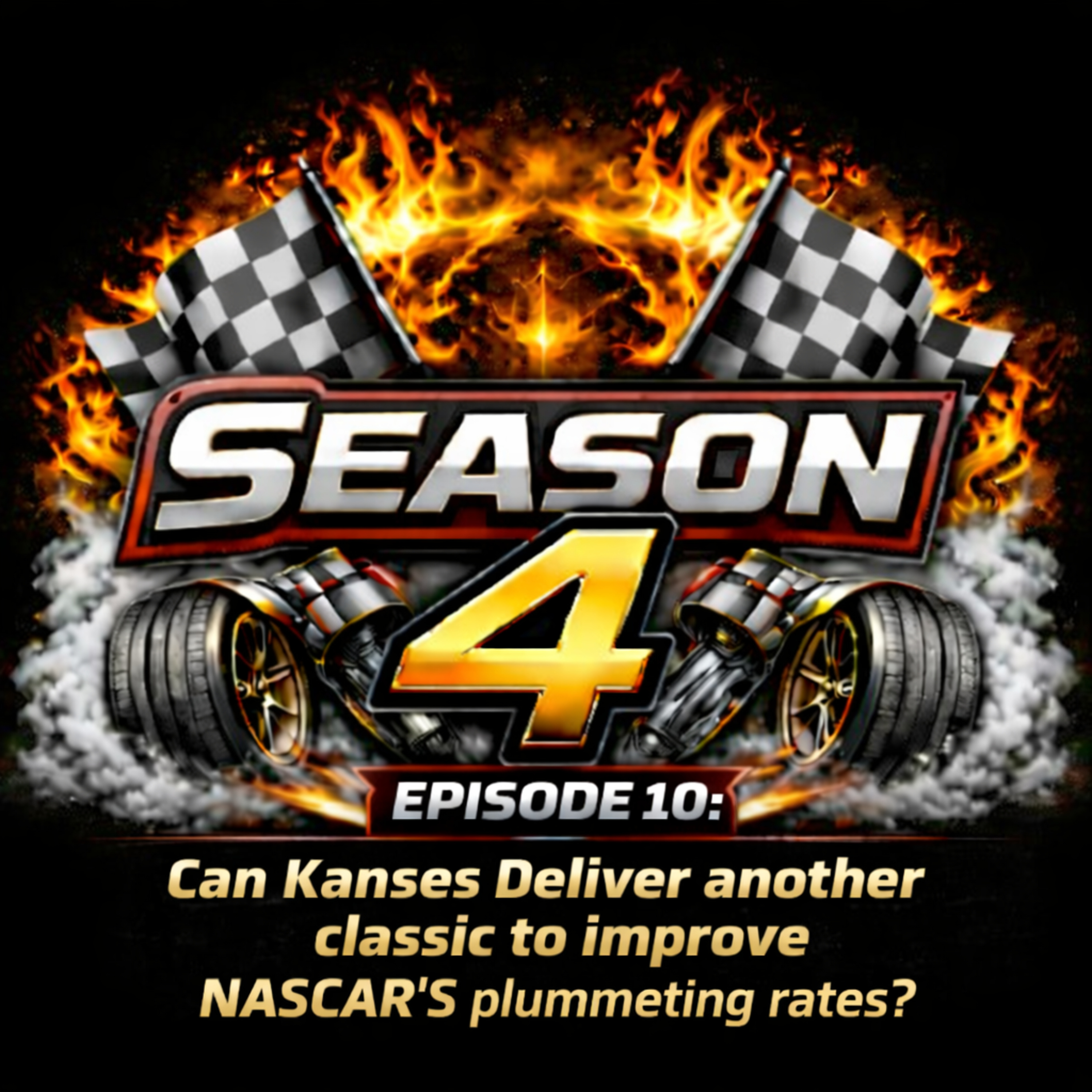 SEASON 4 EPISODE 10: CAN KANSAS DELIVER ANOTHER CLASSIVE TO IMPROVE NASCAR'S PLUMMETING RATES? episode artwork
