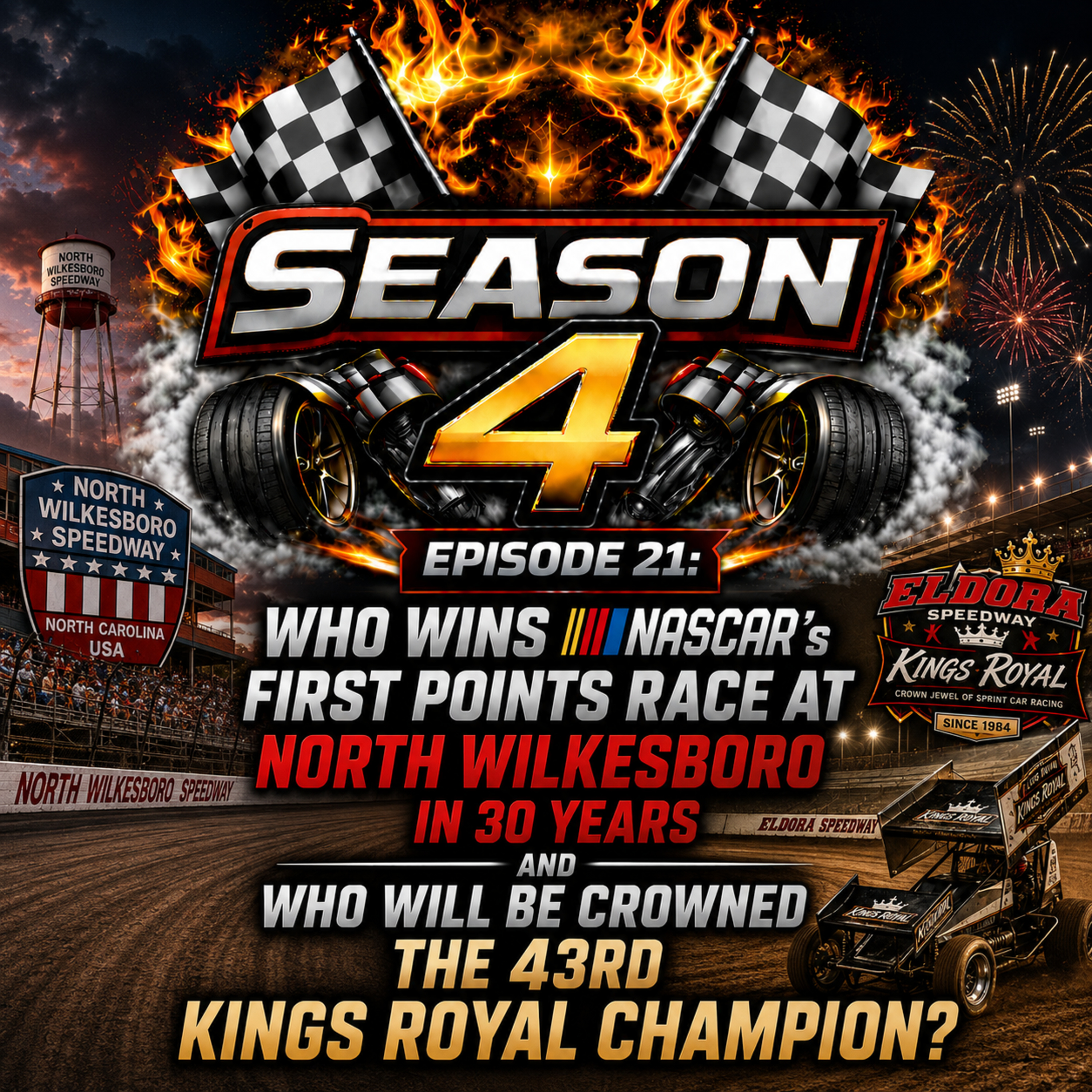 SEASON 4 EPISODE 21: WHO WINS NASCAR's FIRST POINTS RACE AT NORTH WILKESBORO IN 30 YEARS??!! episode artwork