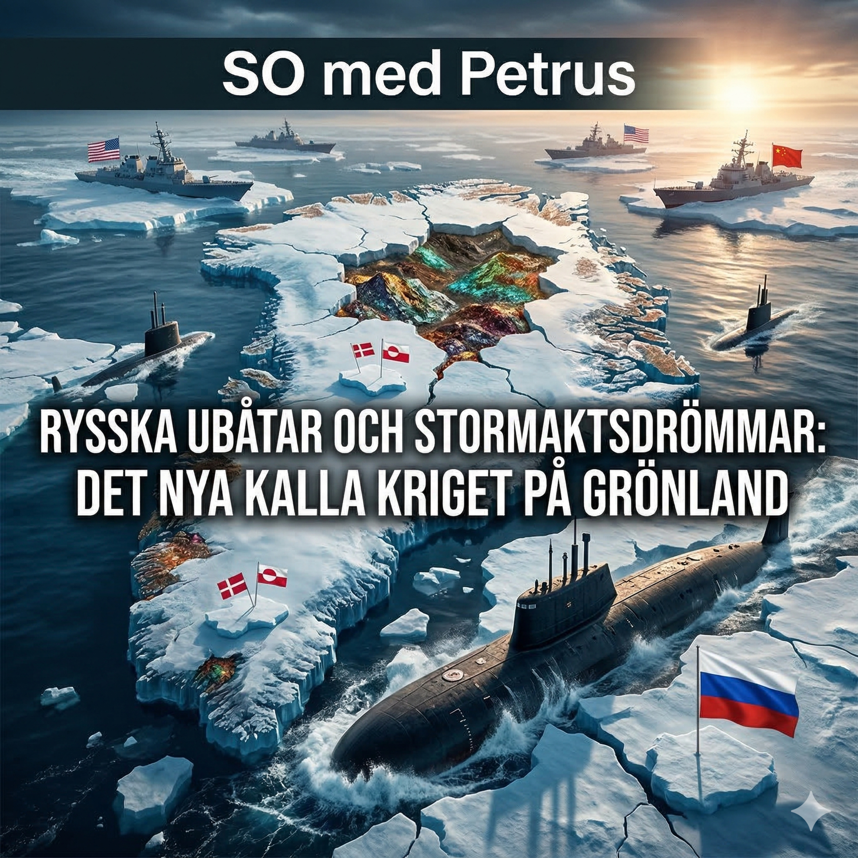 101 Ryska ubåtar och stormaktsdrömmar: Det nya kalla kriget på Grönland - Historia/samhällskunskap - Grönland: Kampen om isen och framtiden del 5 