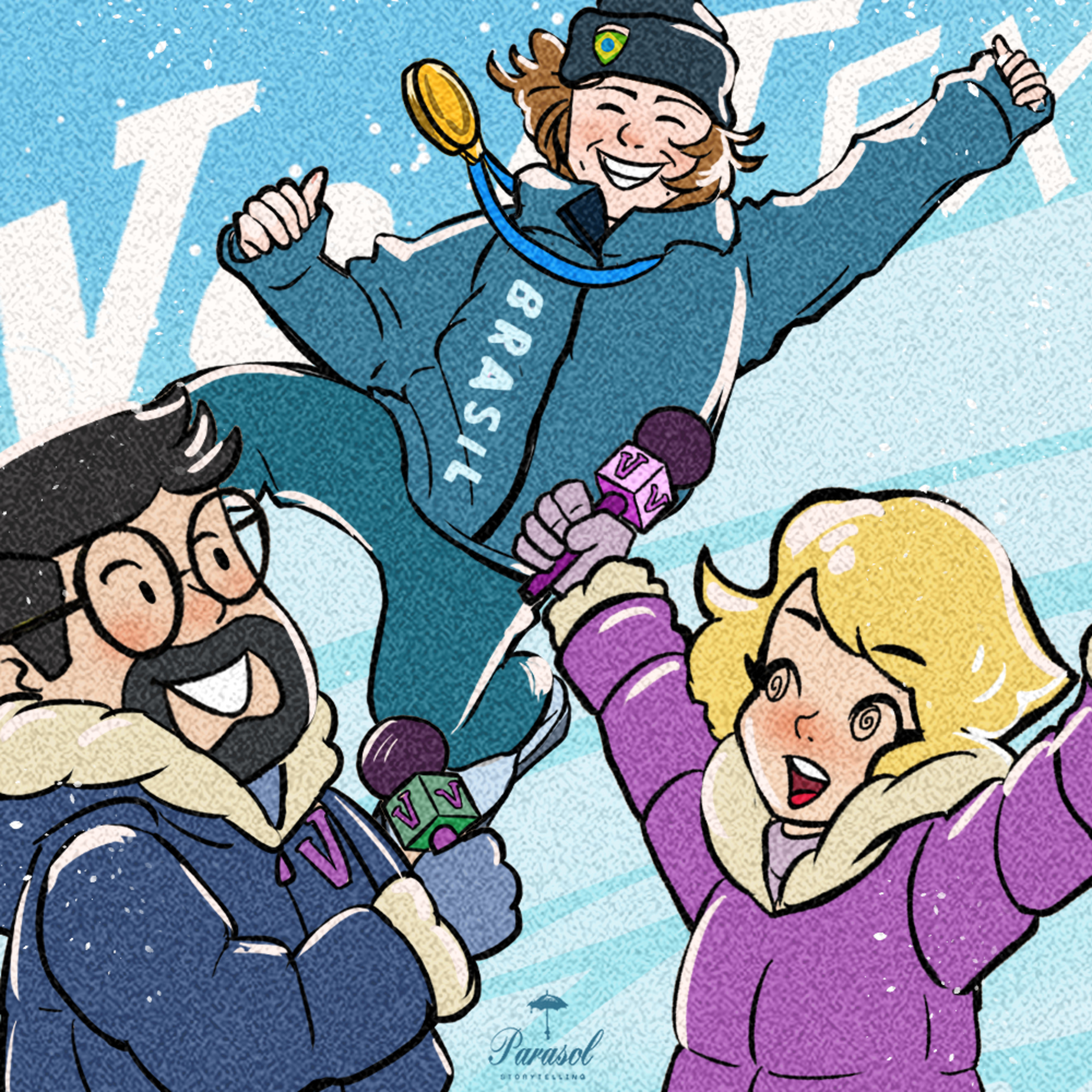 Vortex 113 - Olimpíadas de inverno parte 2: Ouro do Brasa, barraco no curling, atletas esgotam camisinhas, cartãozeira e chifre do biatlo 