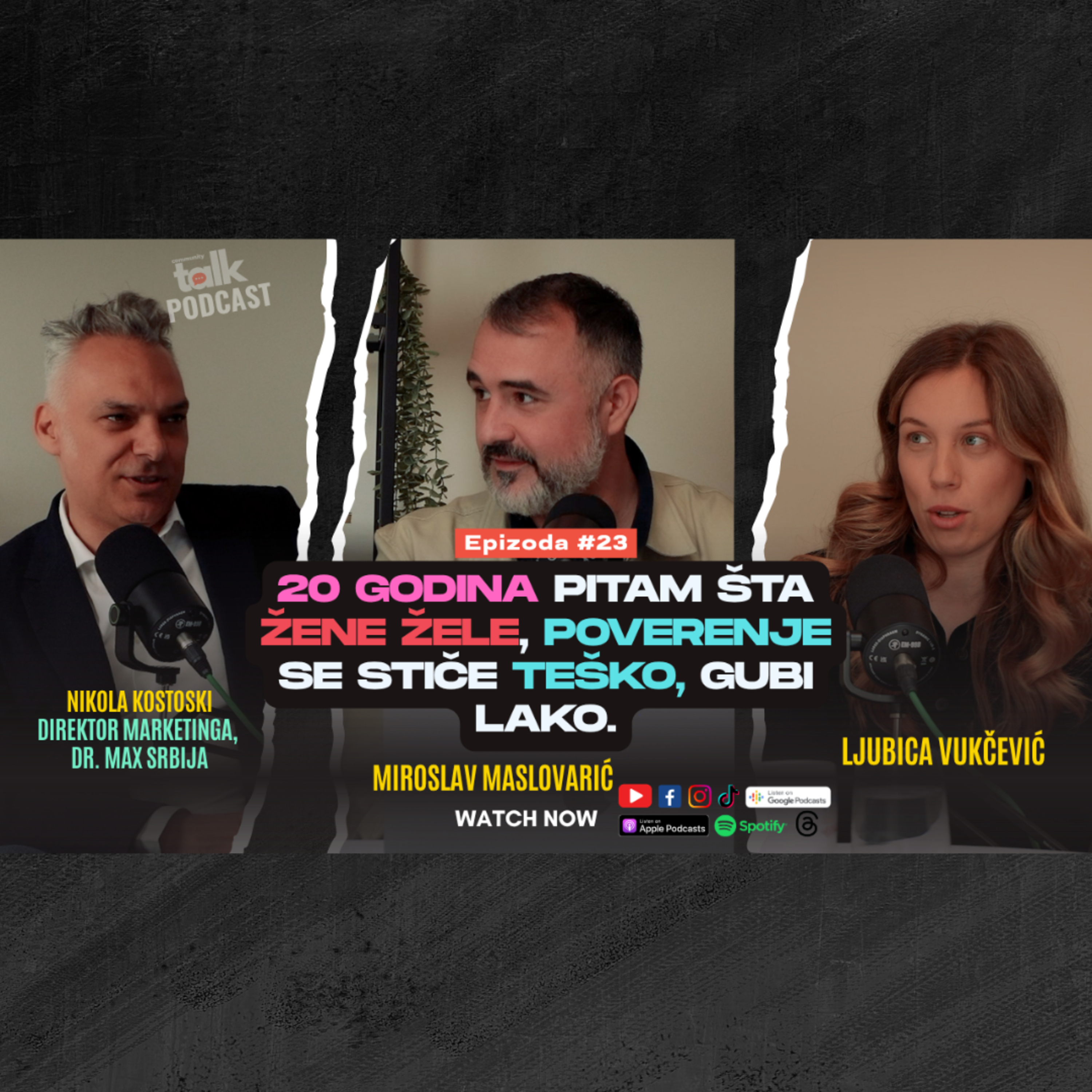 20 godina pitam šta žene žele | Nikola Kostoski, Dr. Max | Community Talk #23