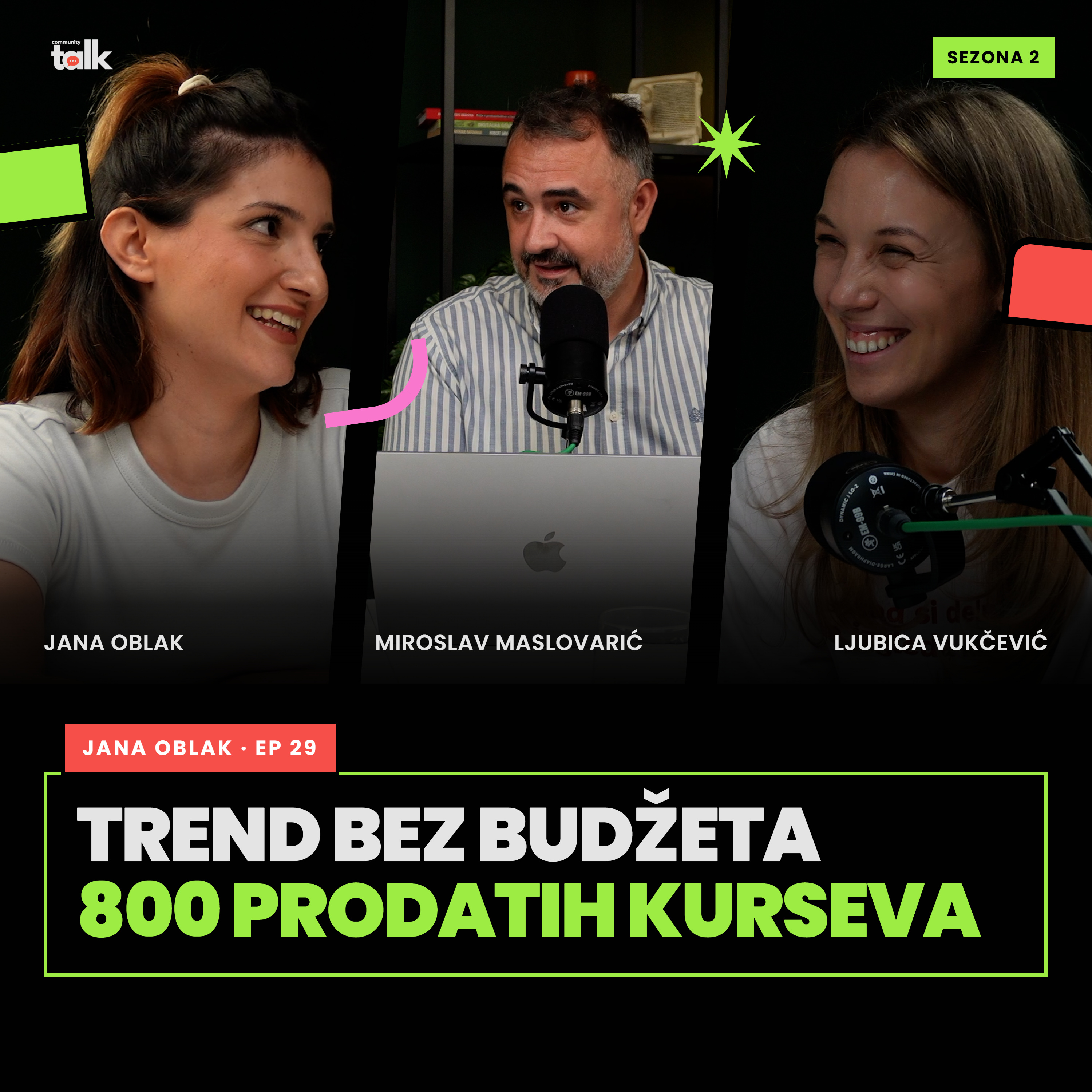 Pokrenula je trend bez budžeta i prodala 800 kurseva | Jana Oblak | Community Talk EP29