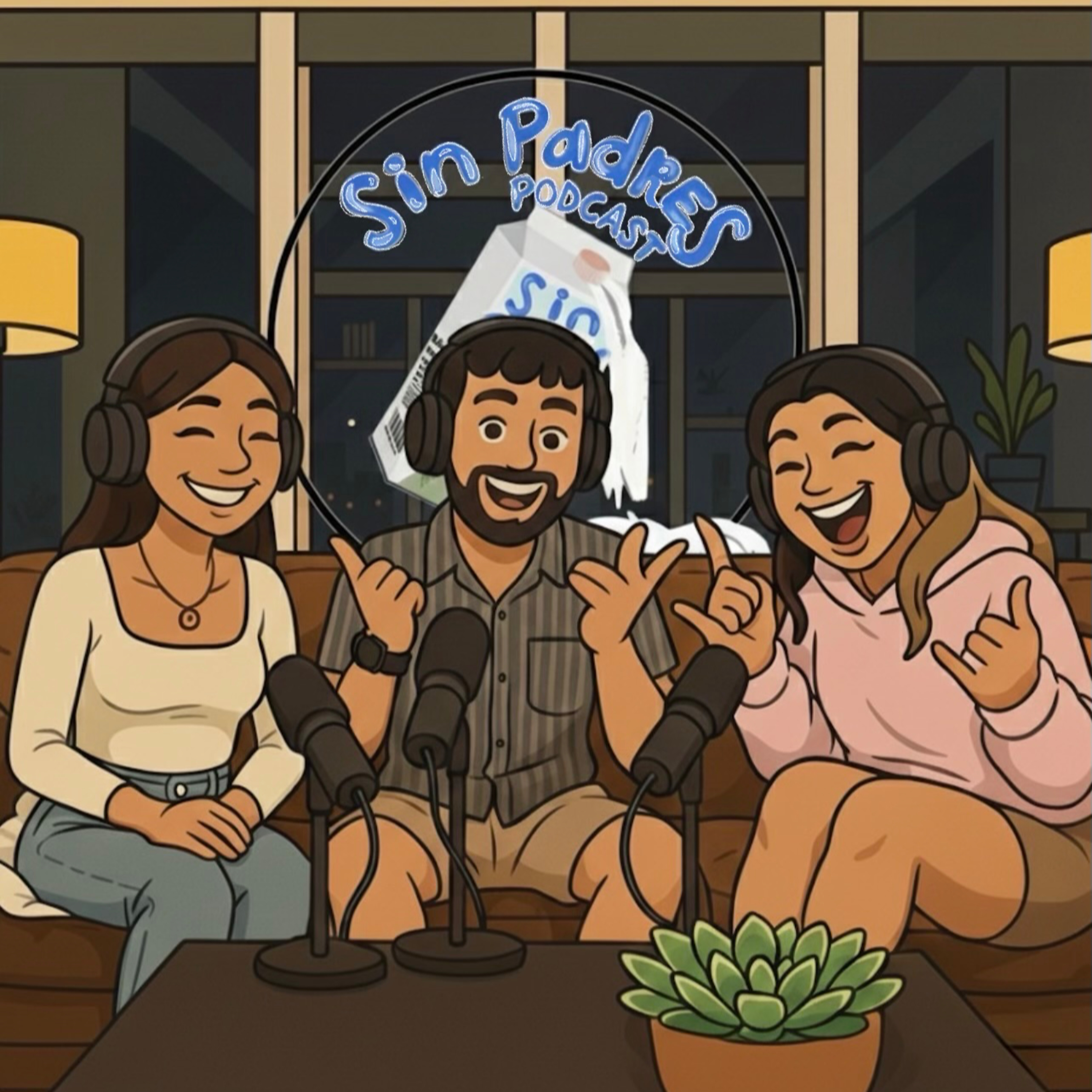 SIN PADRES Podcast EP 1 | Growing Up Without Dads, Spooky Season Vibes & Sibling Chaos  episode artwork