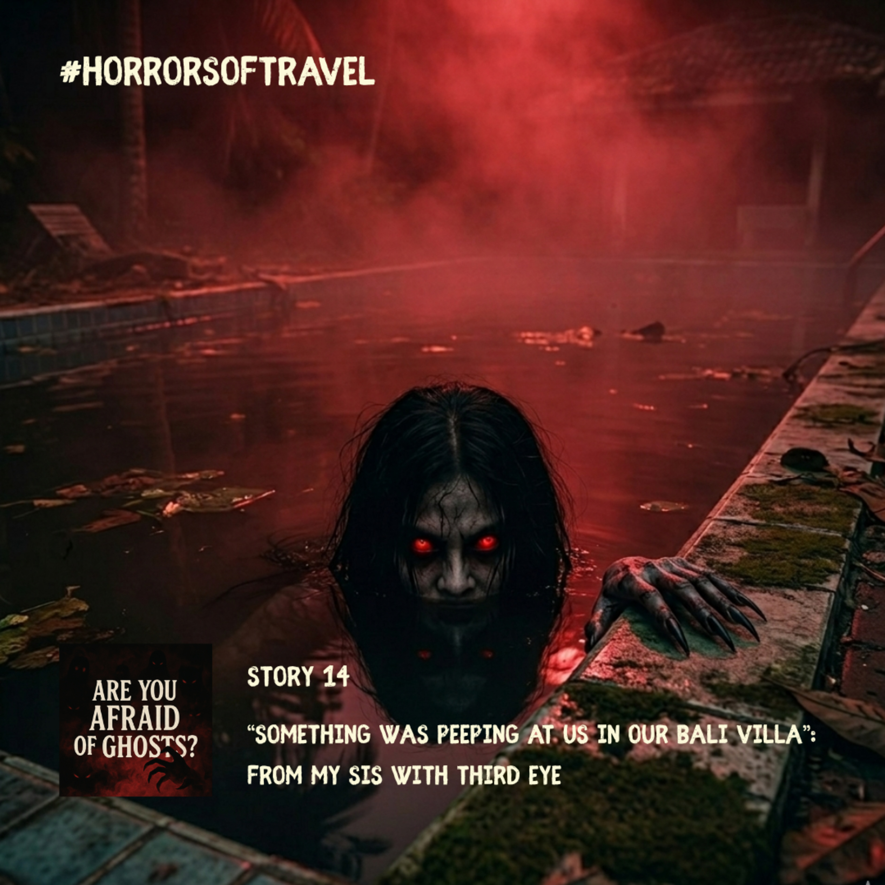 Story #14 - "Something was peeping at us in our Bali Villa" - From my Sis with Third Eye episode artwork