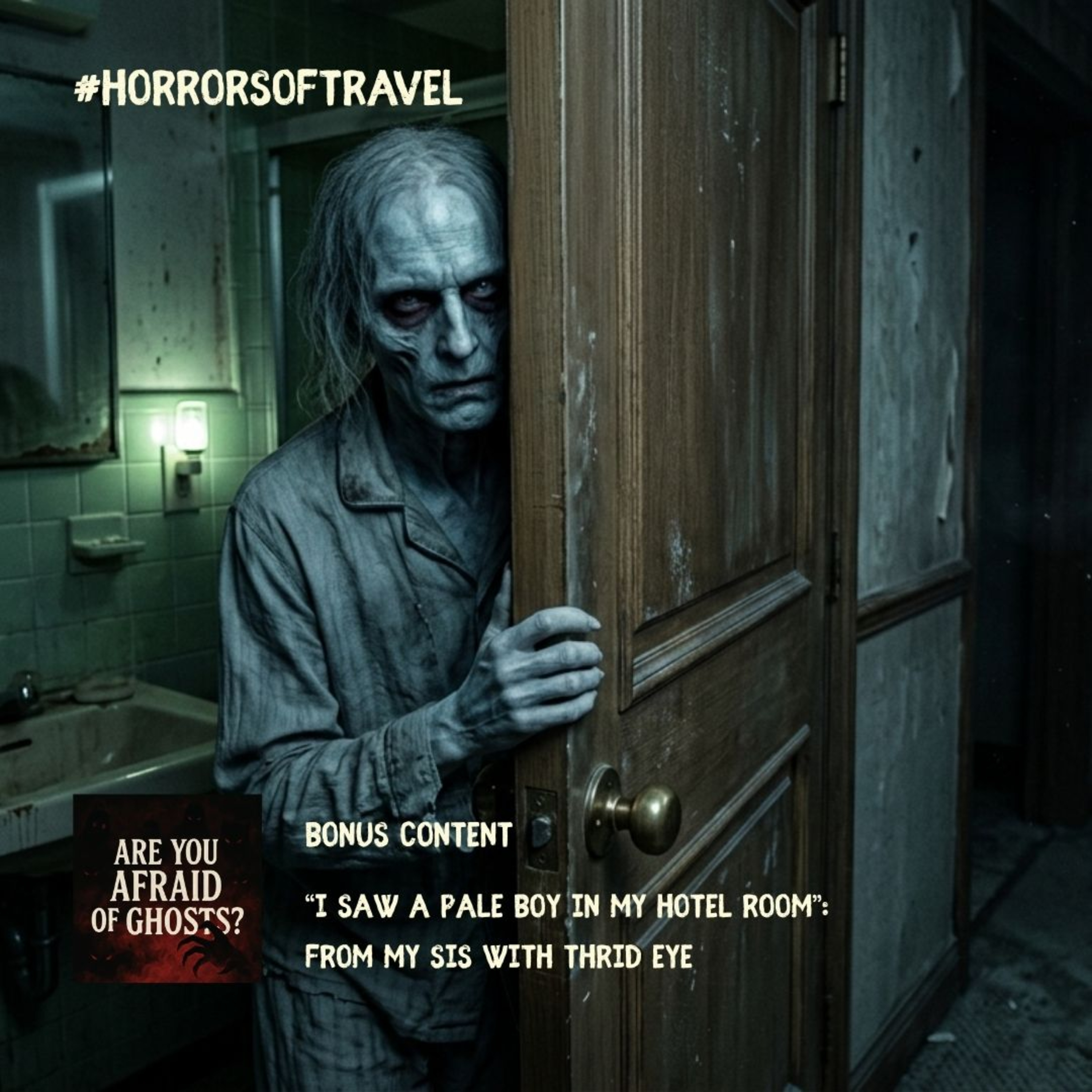 BONUS CONTENT: “I saw a pale boy in my hotel room”: From my sis with third eye episode artwork