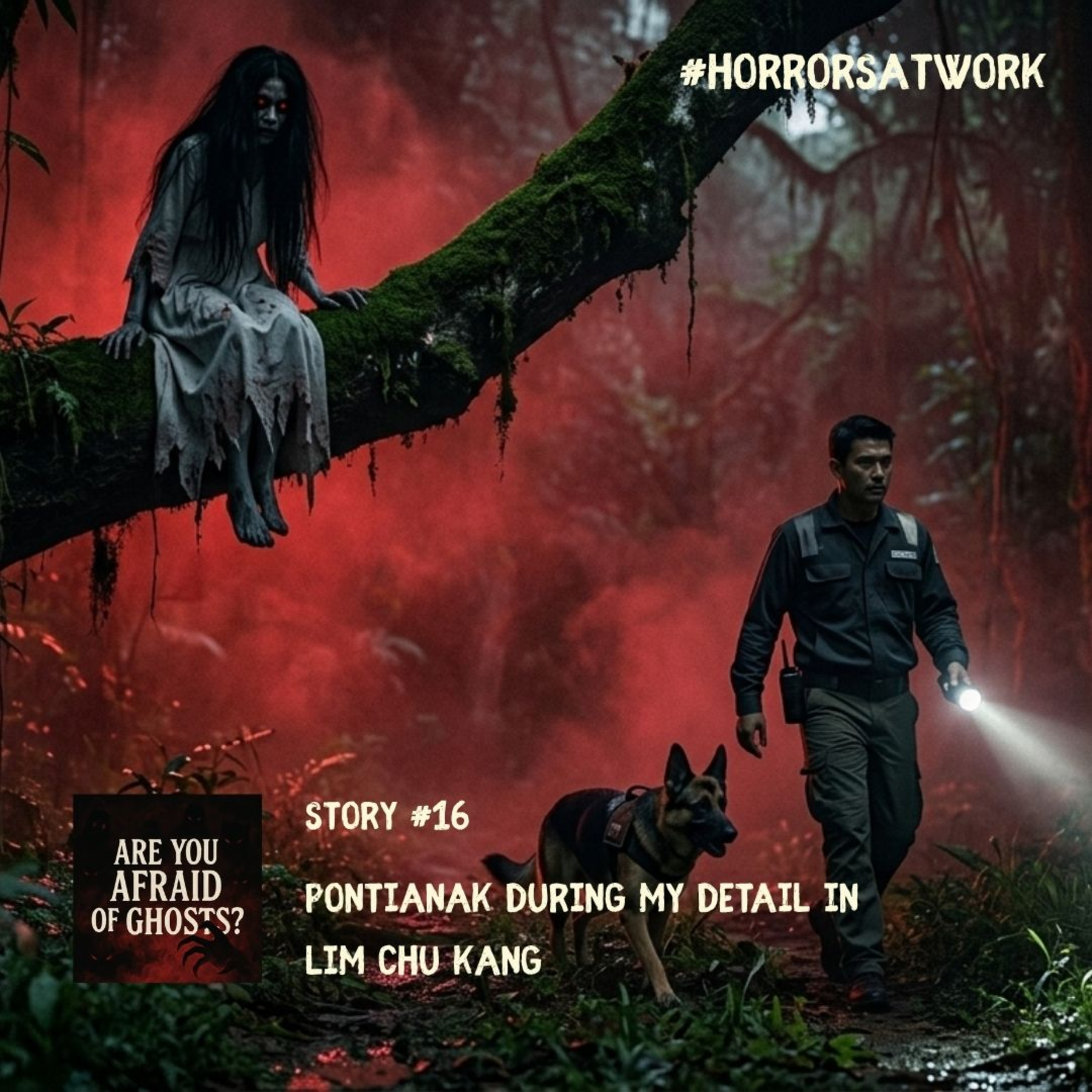 STORY #16 - Pontianak during my detail in Lim Chu Kang episode artwork