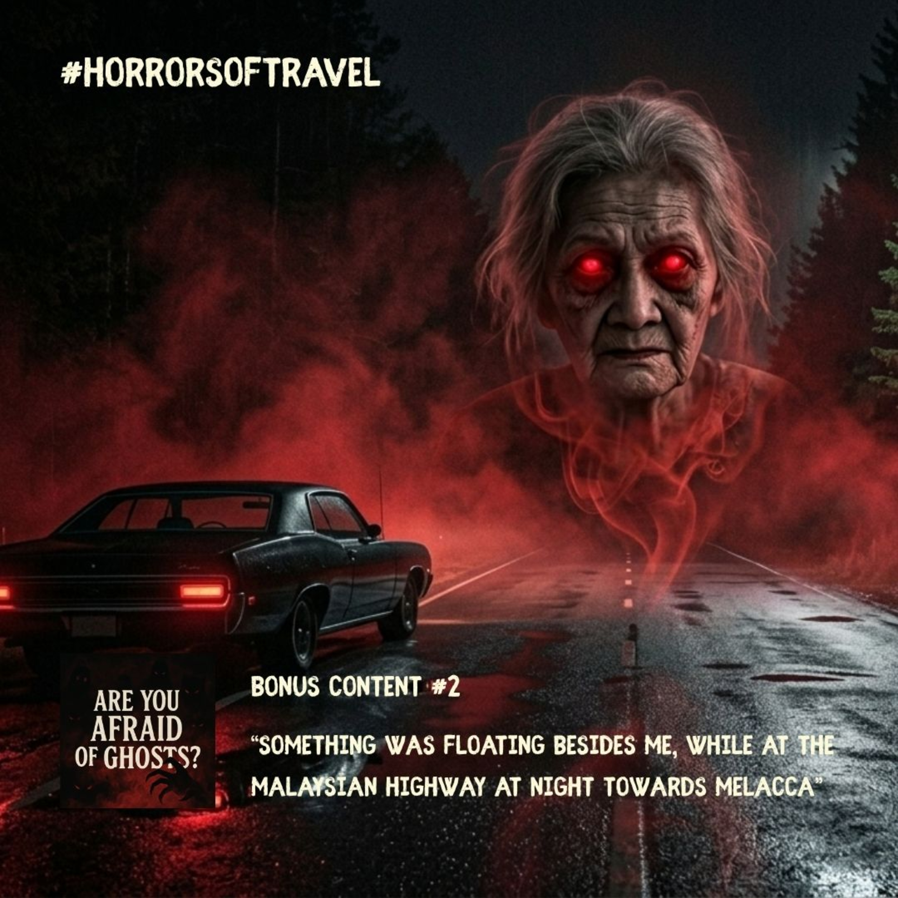 BONUS CONTENT #2 - “Something was floating besides me, while at the malaysian highway at night towards Melacca” episode artwork