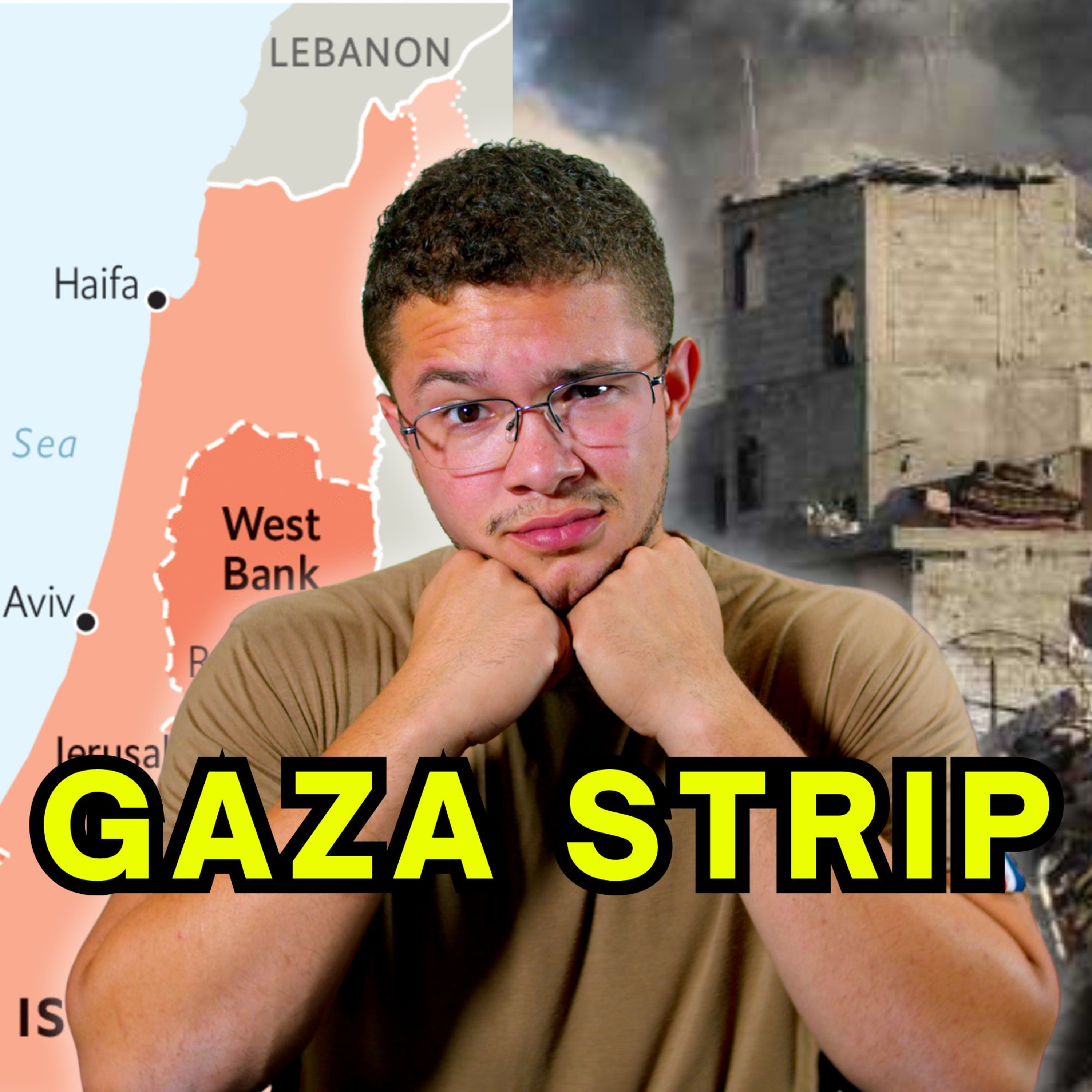 History of the Gaza Strip: Israel and Palestine EXPLAINED | USA, United Nations, Iran, Egypt, Qatar, Syria episode artwork