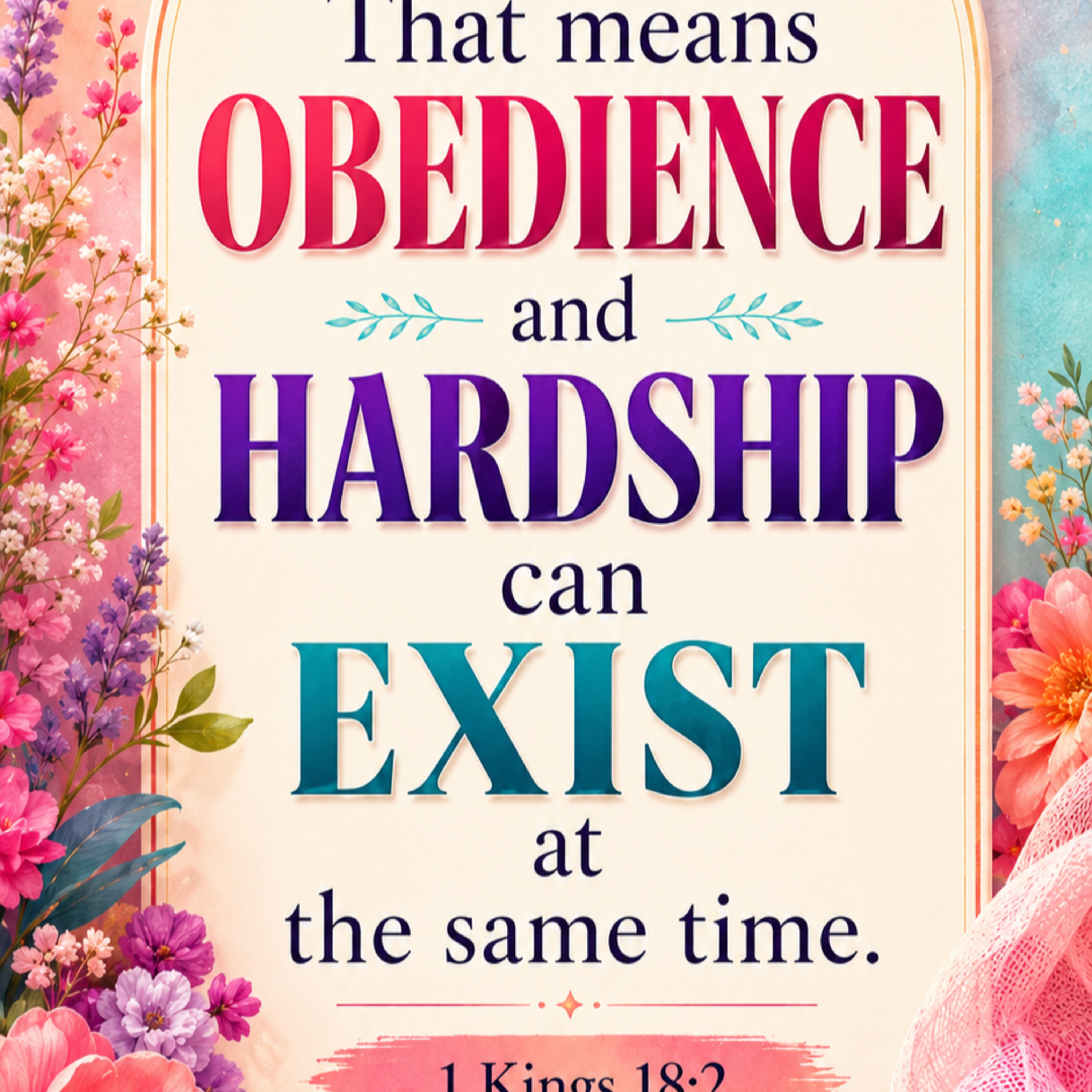 Obedience and Hardship can exist at the same time - A Verse to Breathe episode artwork