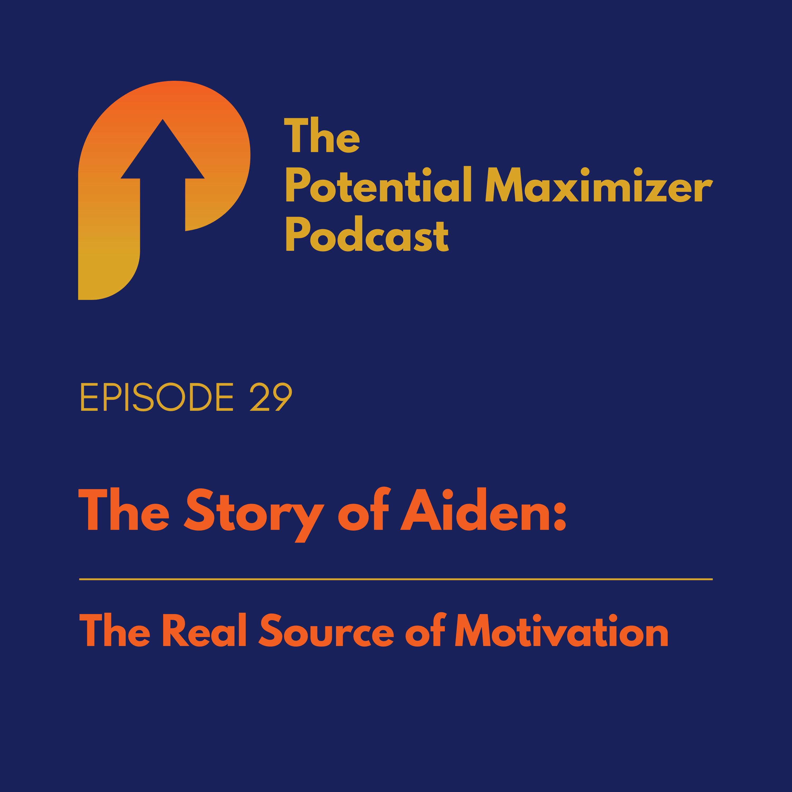 29 - The Real Source of Motivation. The Story of Aiden episode artwork