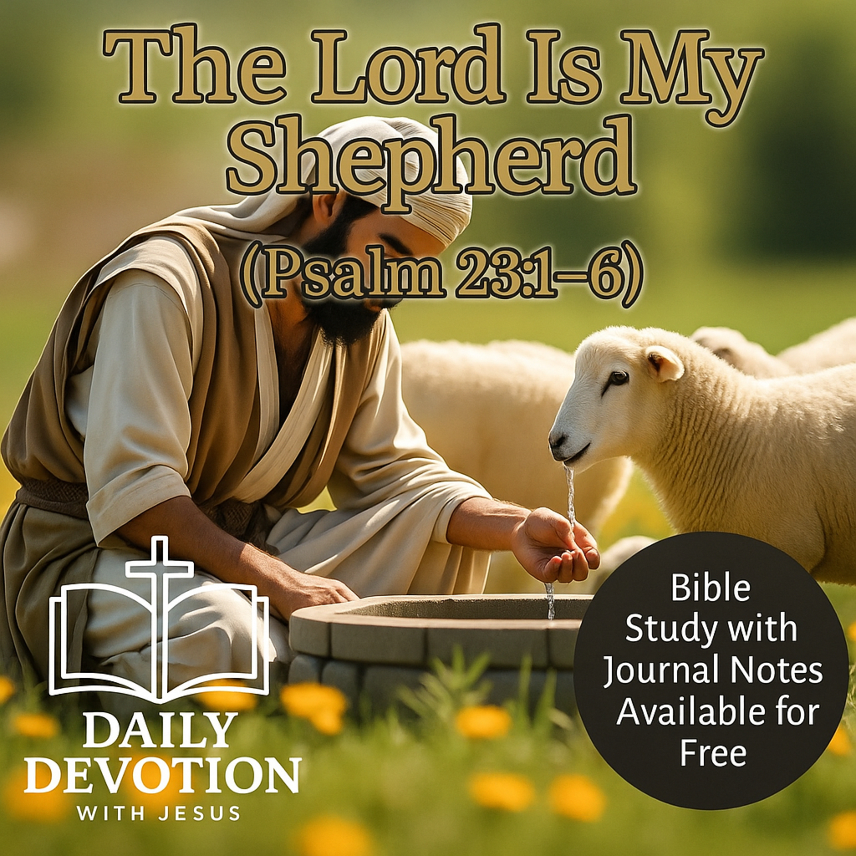 The Lord Is My Shepherd | Daily Devotion with Jesus (Psalm 23) episode artwork