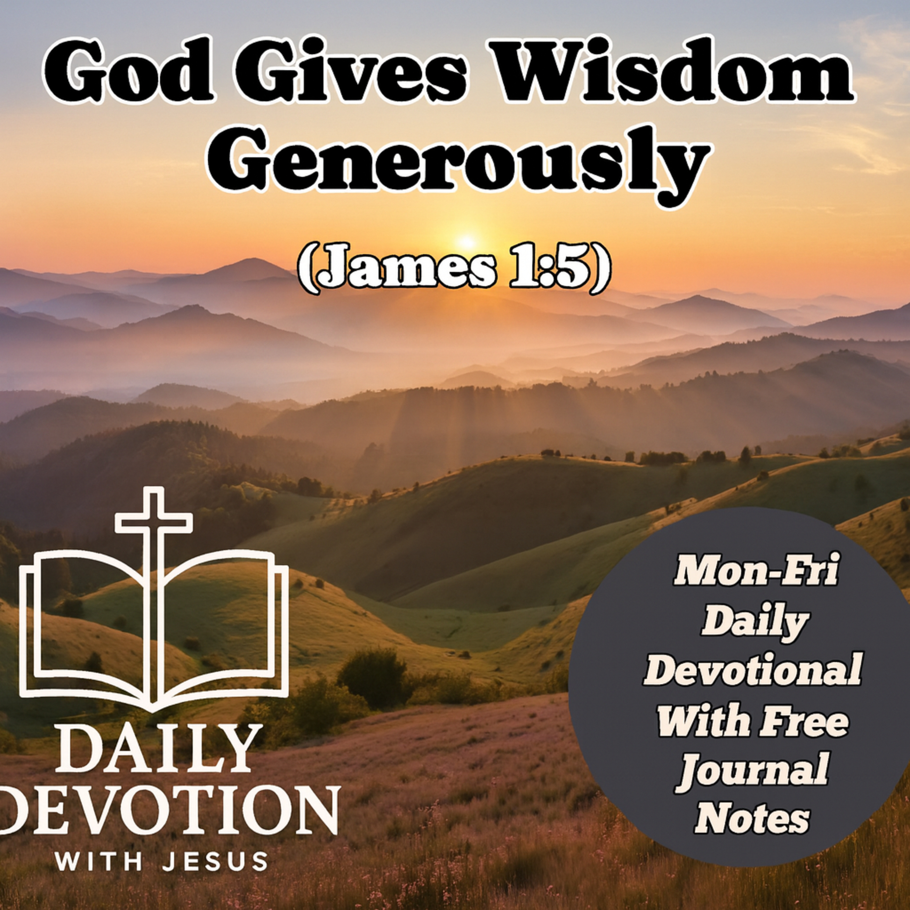 God Gives Wisdom Generously | Daily Devotion with Jesus (James 1:5) episode artwork