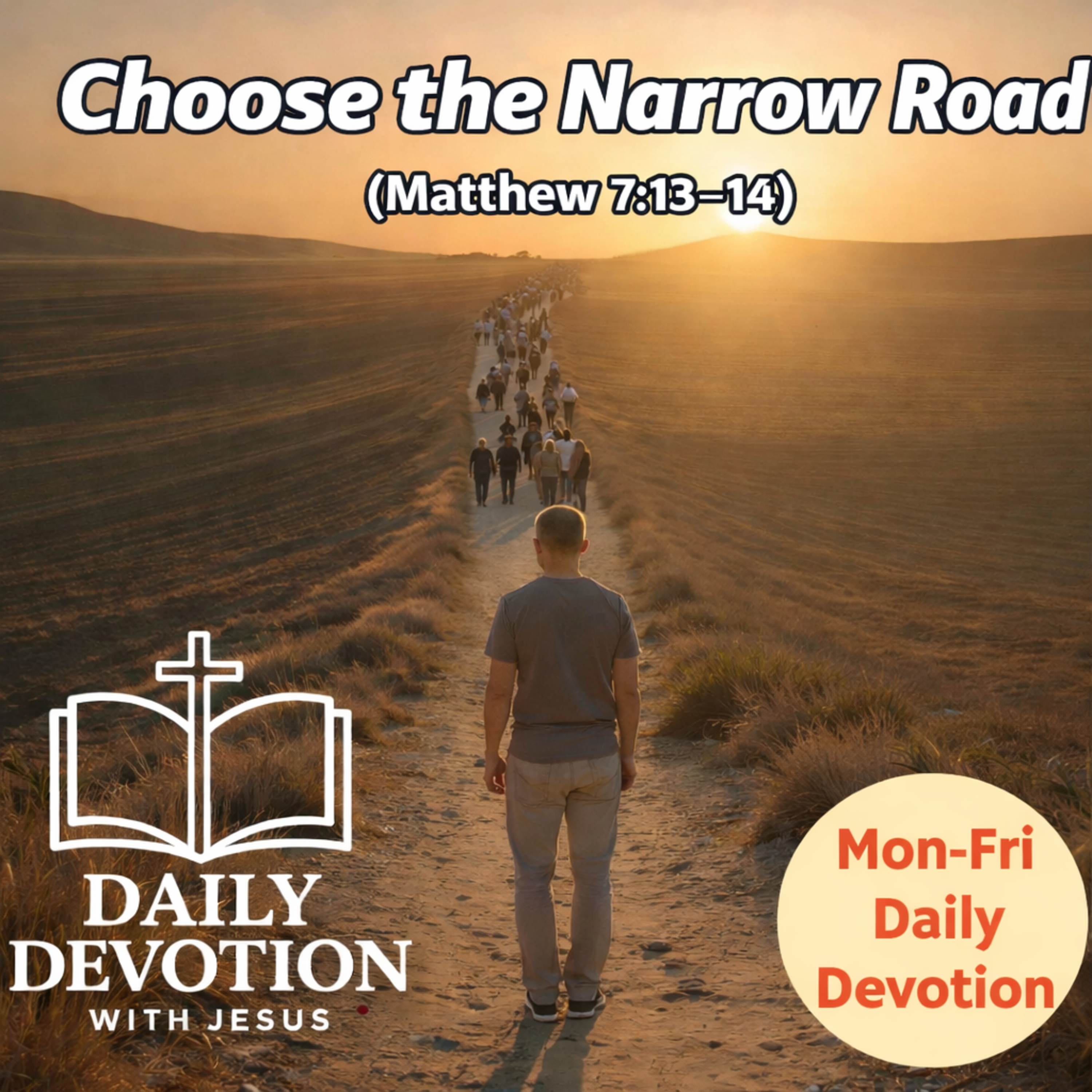 Choose the Narrow Road | Matthew 7:13–14 | Daily Devotion with Jesus episode artwork
