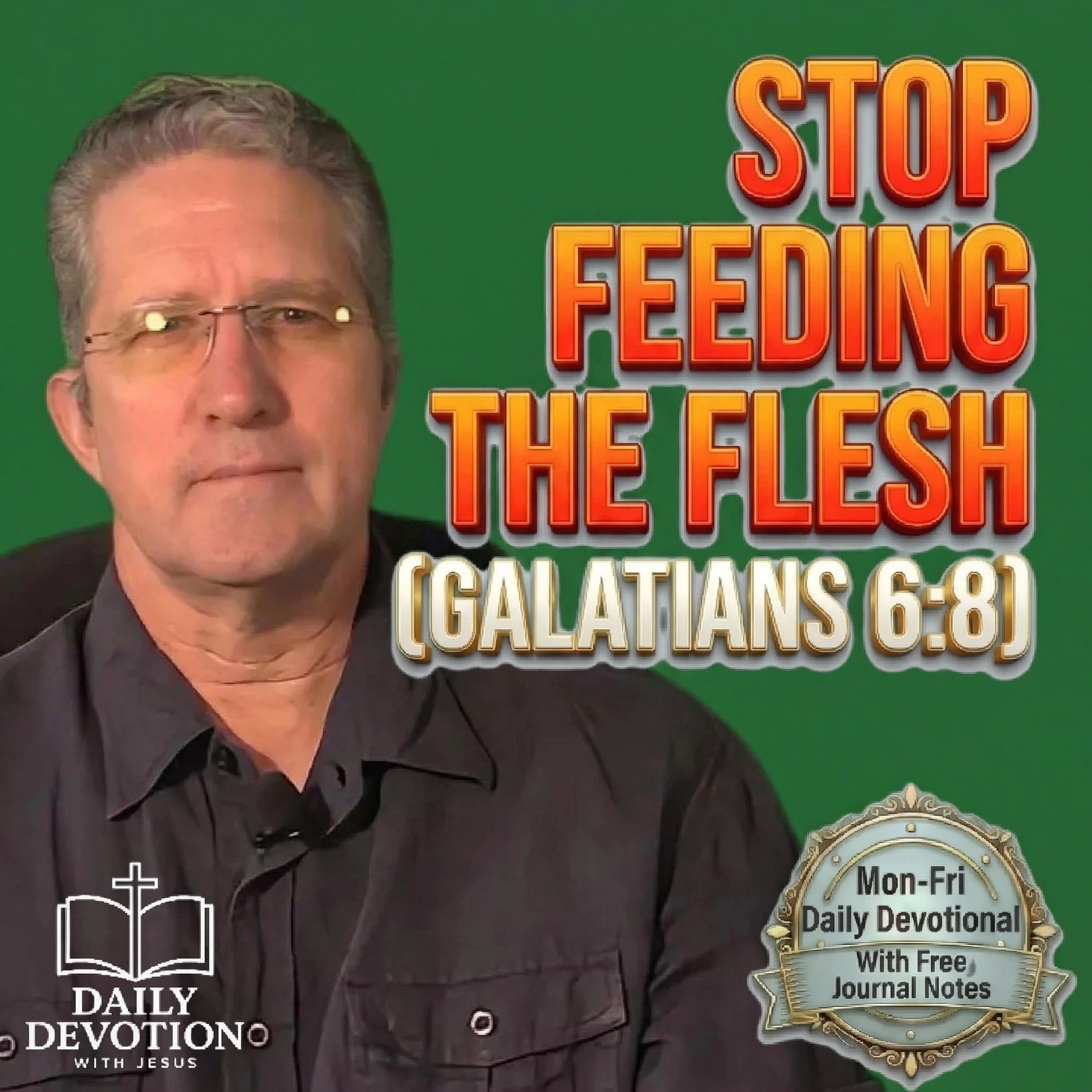 Stop Feeding the Flesh | Daily Devotion with Jesus | Galatians 6:8 episode artwork