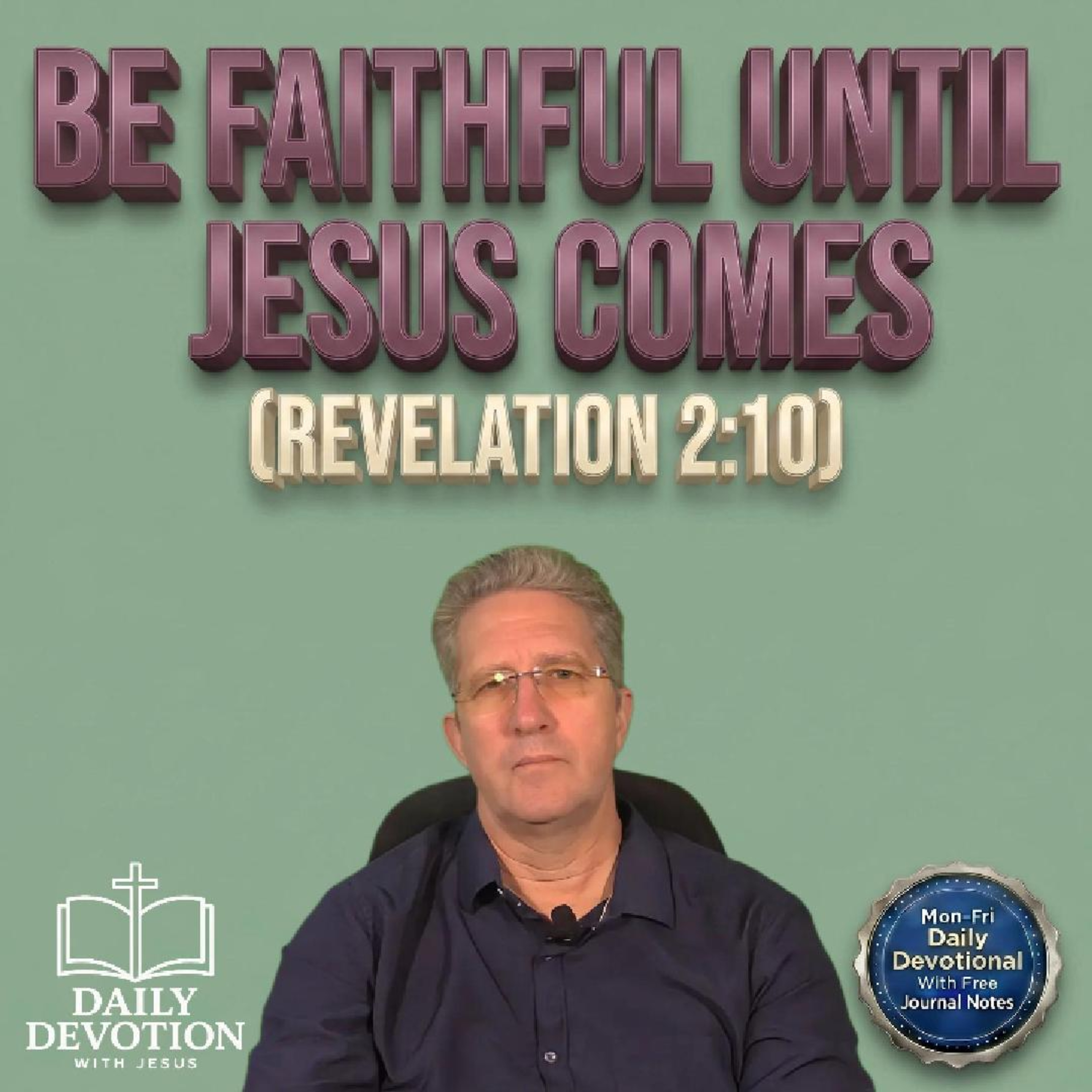 Be Faithful Until Jesus Comes | Daily Devotion with Jesus | Revelation 2:10 episode artwork