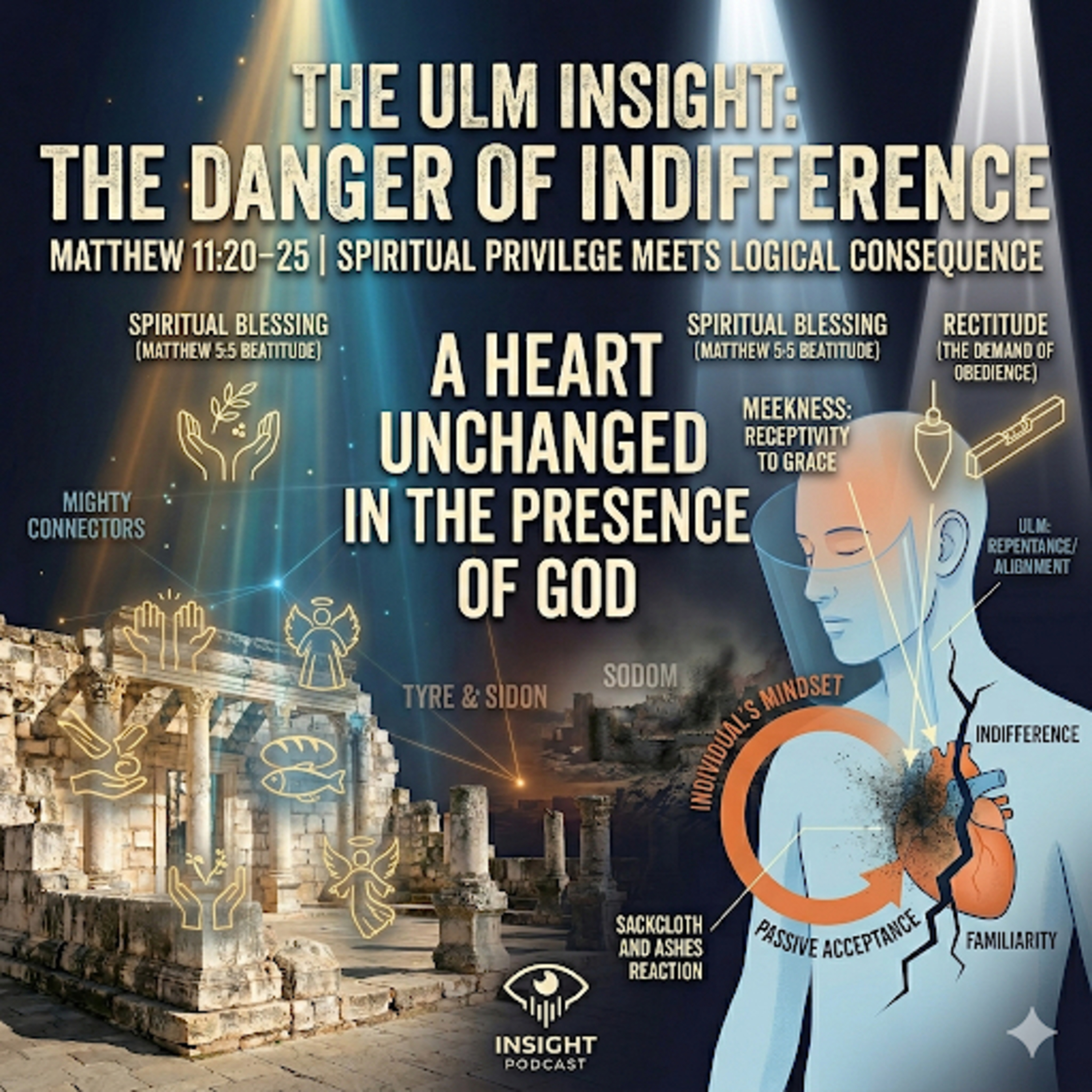 🎙️ Matthew 11:20-24, “The Hidden Danger of Indifference in a Hijacked Mind! episode artwork