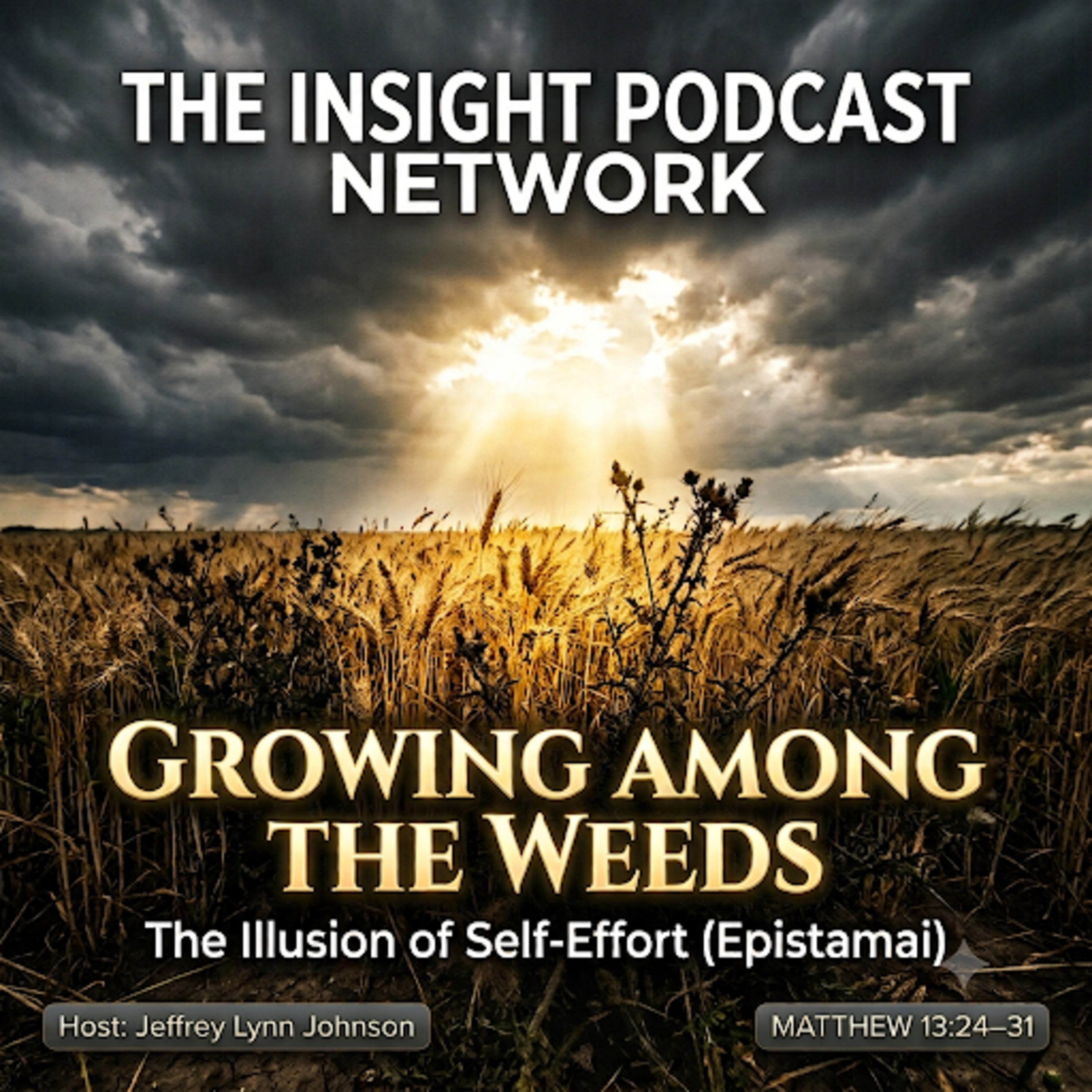 🎙️ Matthew 13: 24-31, I Cor 1:18-19 Growing Amoung the Weeds: The Illusion of Self Effort episode artwork