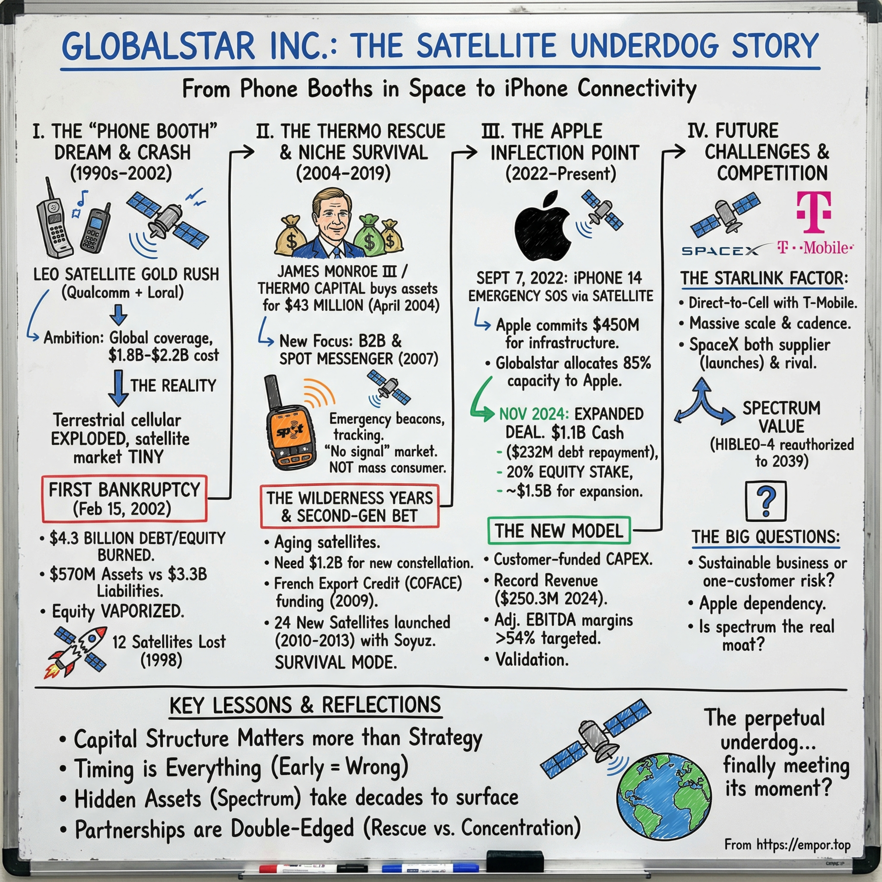 Globalstar - Satellite Communication's Perpetual Underdog - $GSAT episode artwork