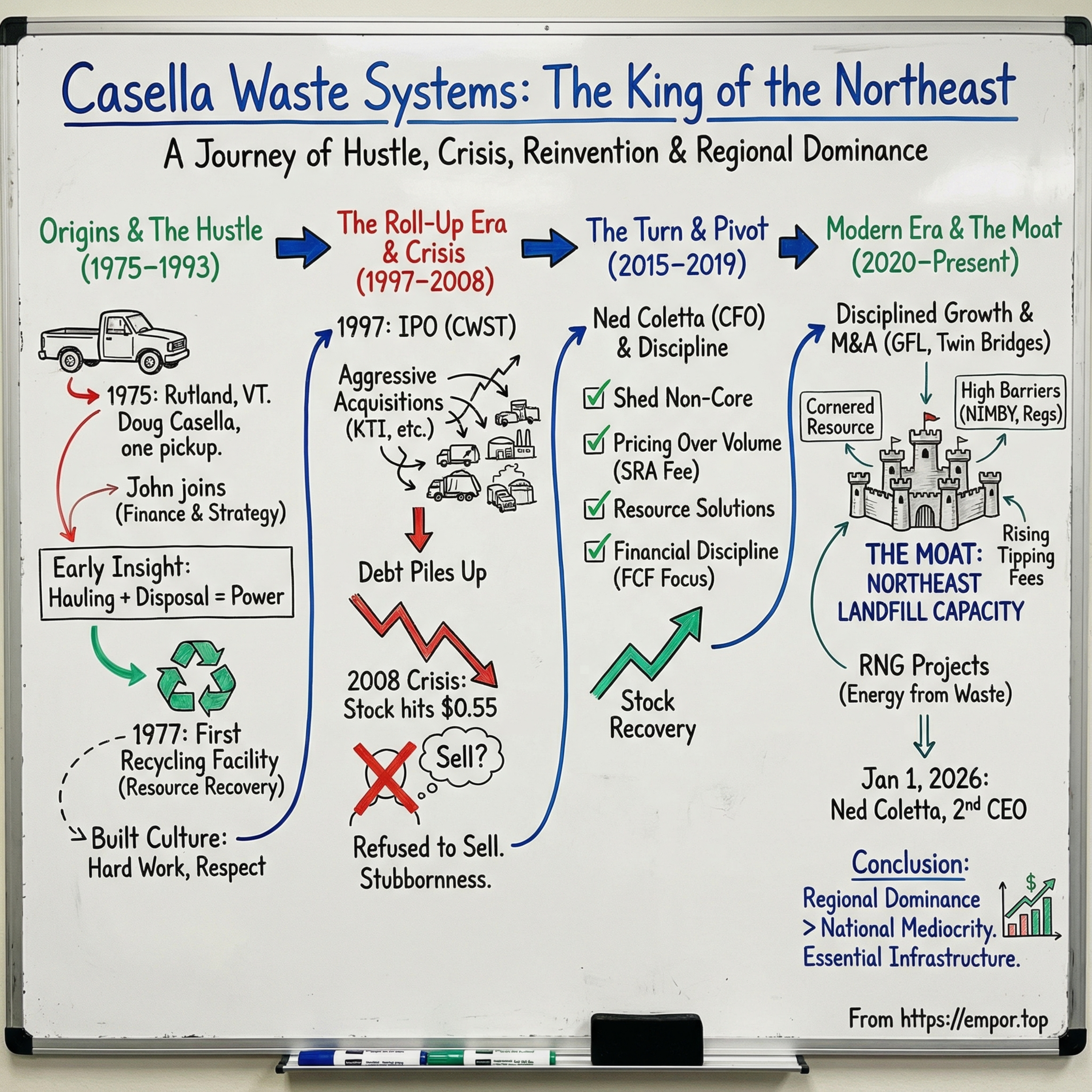 Casella Waste Systems: Waste. Recycling. Resource Empire of the Northeast.- $CWST episode artwork