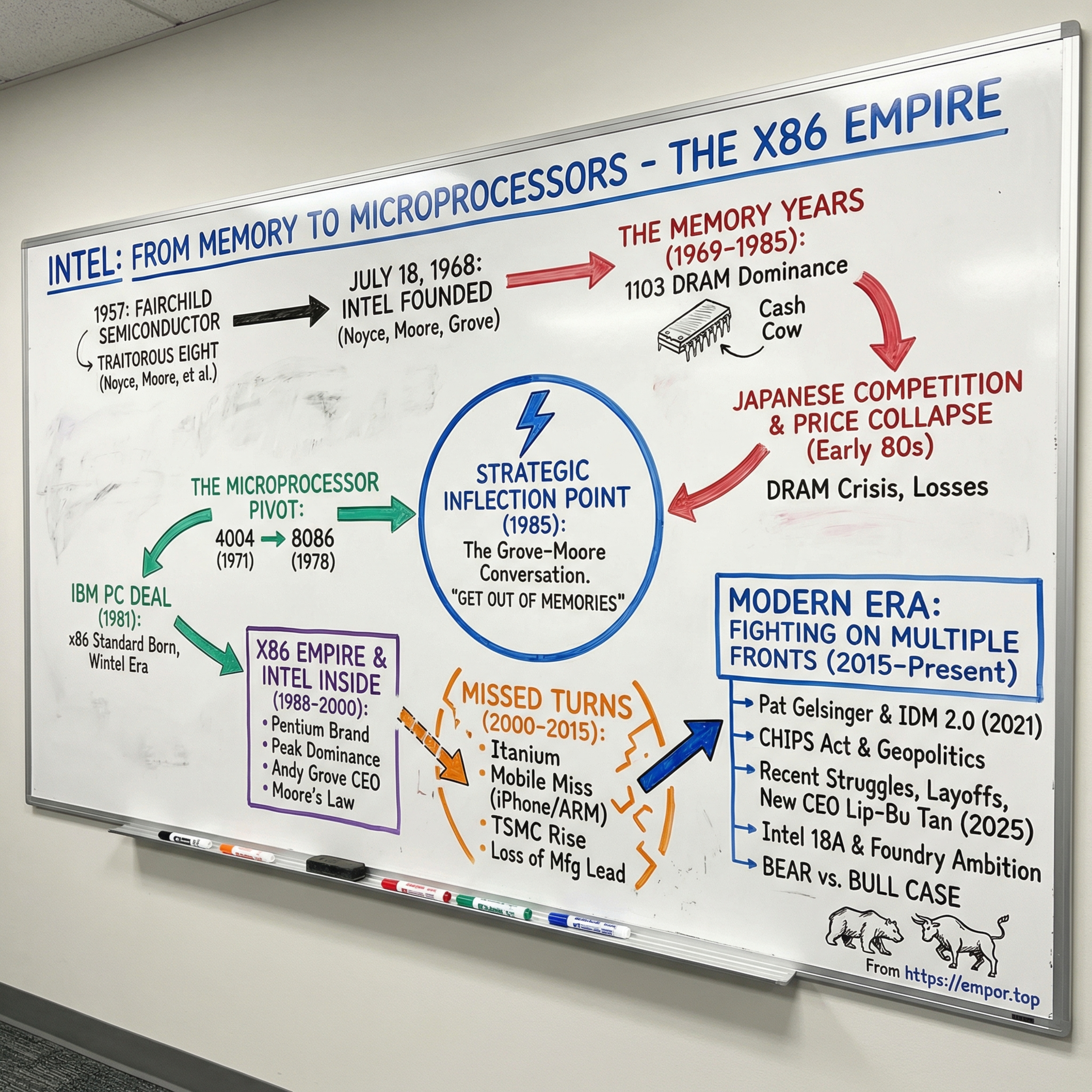 Intel: The x86 Empire and it's struggles - $INTC episode artwork
