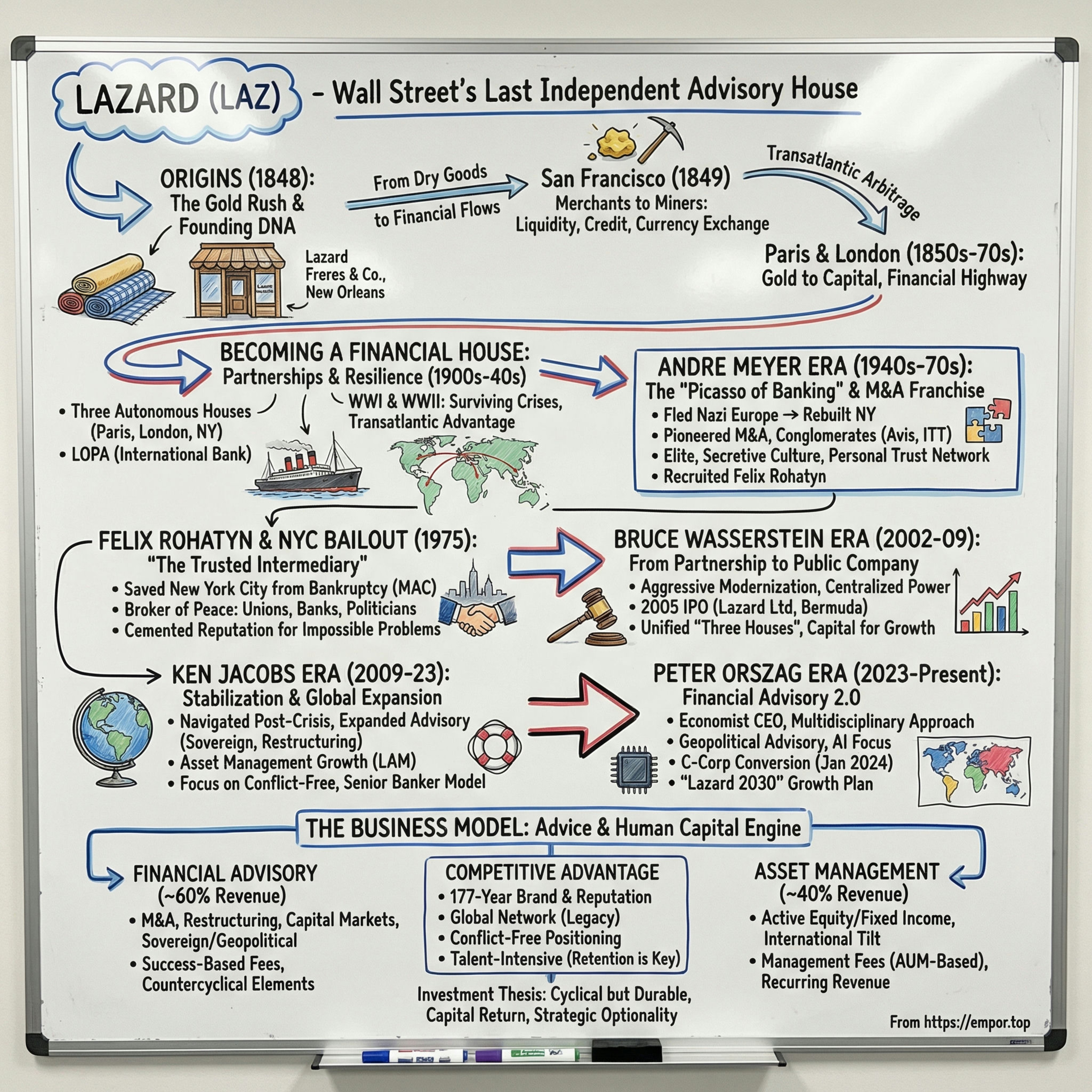 Lazard - Wall Street's Last Independent Giant - $LAZ episode artwork