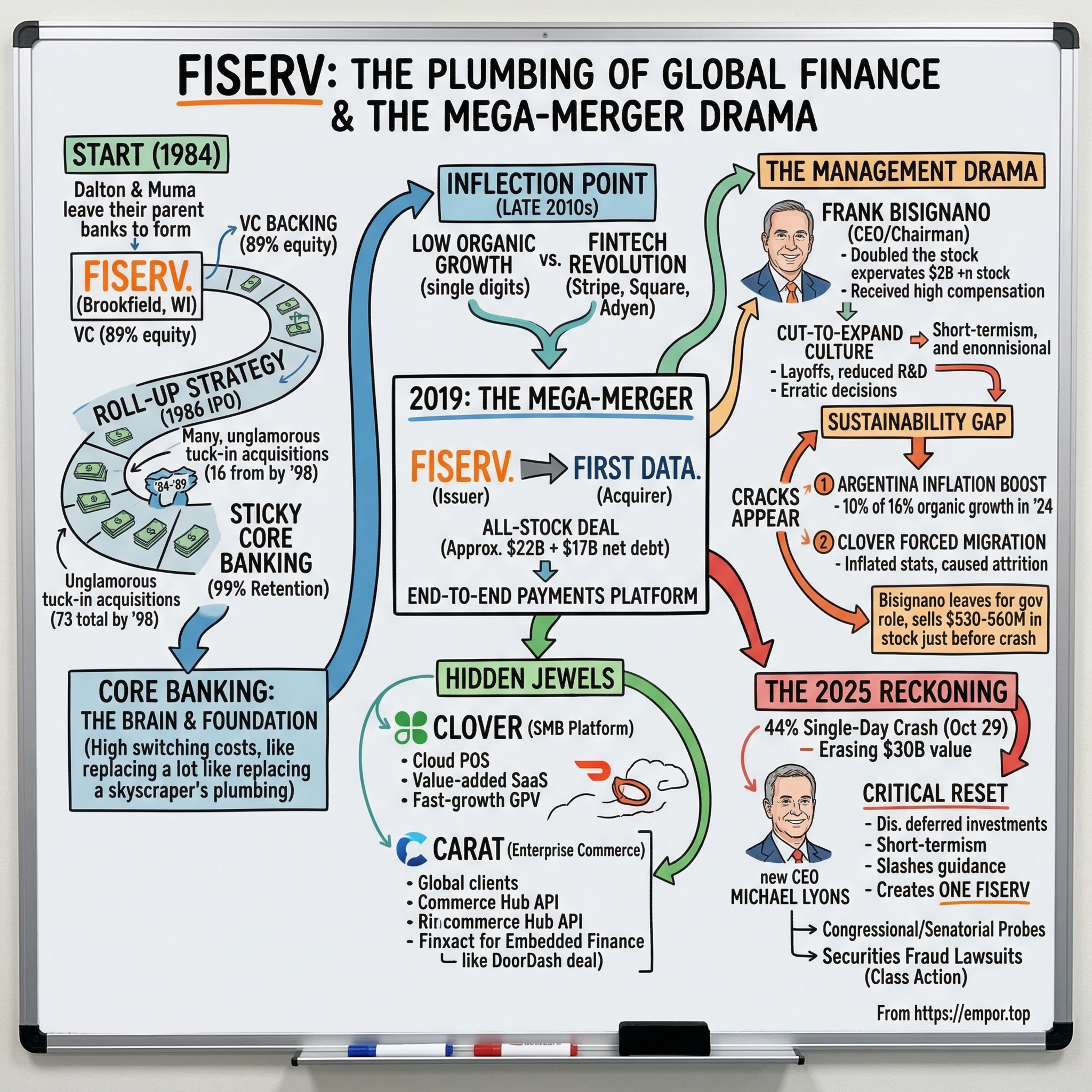 Fiserv: The Plumbing of Global Finance and The Mega-Merger Drama - $FISV episode artwork