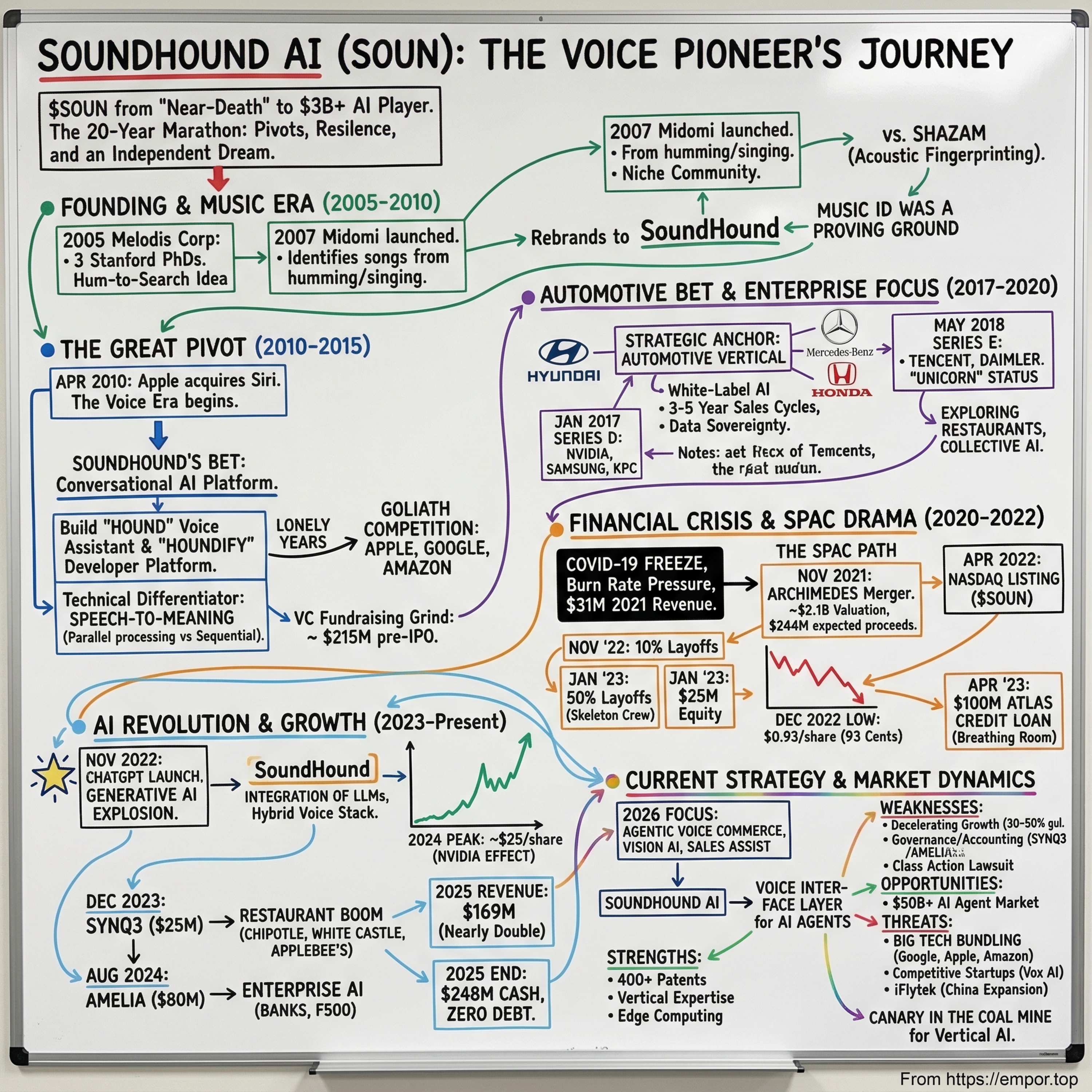 SoundHound AI: The Voice Interface Pioneer's Journey from Independent Dream to AI Arms Race Survivor - $SOUN episode artwork