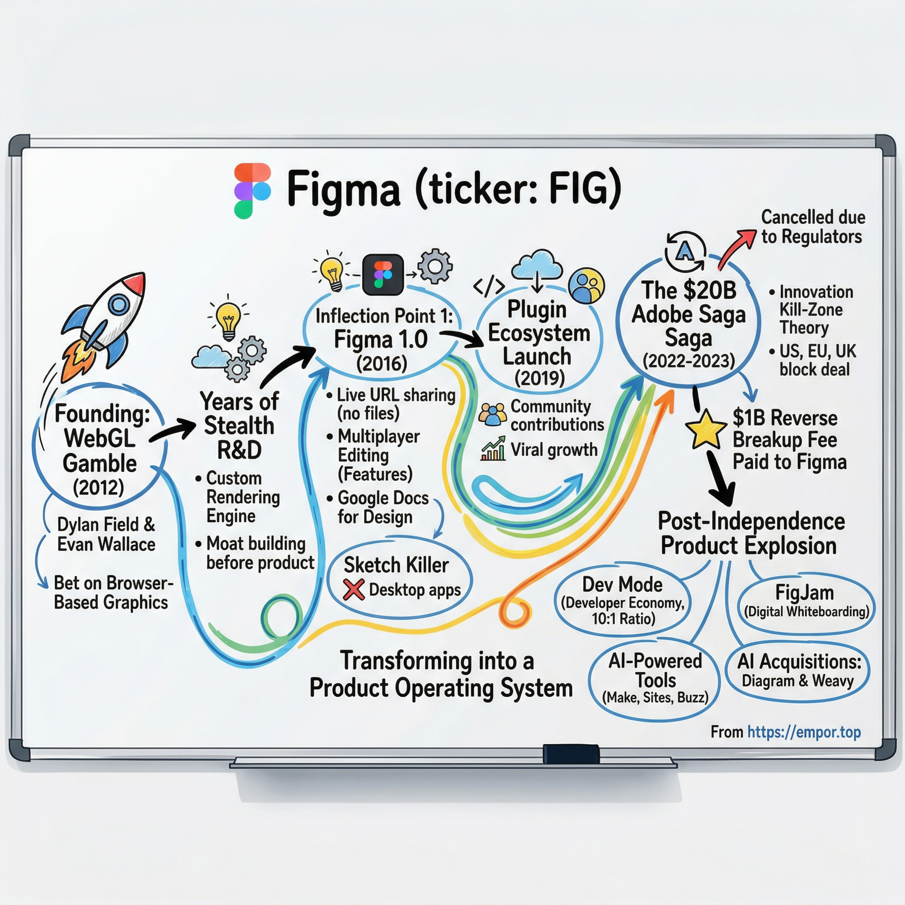 Figma: The Browser-Based Decade and the $20B "No-Go" - $FIG episode artwork