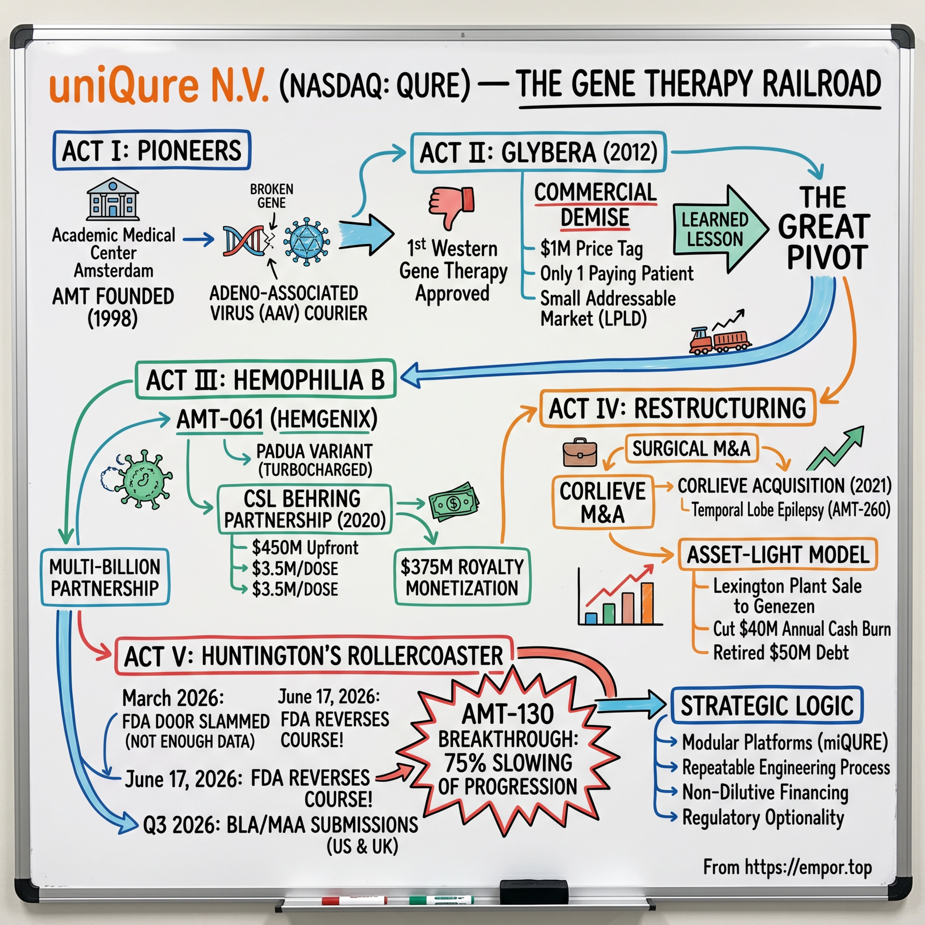 uniQure — The Gene Therapy Railroad - $QURE episode artwork