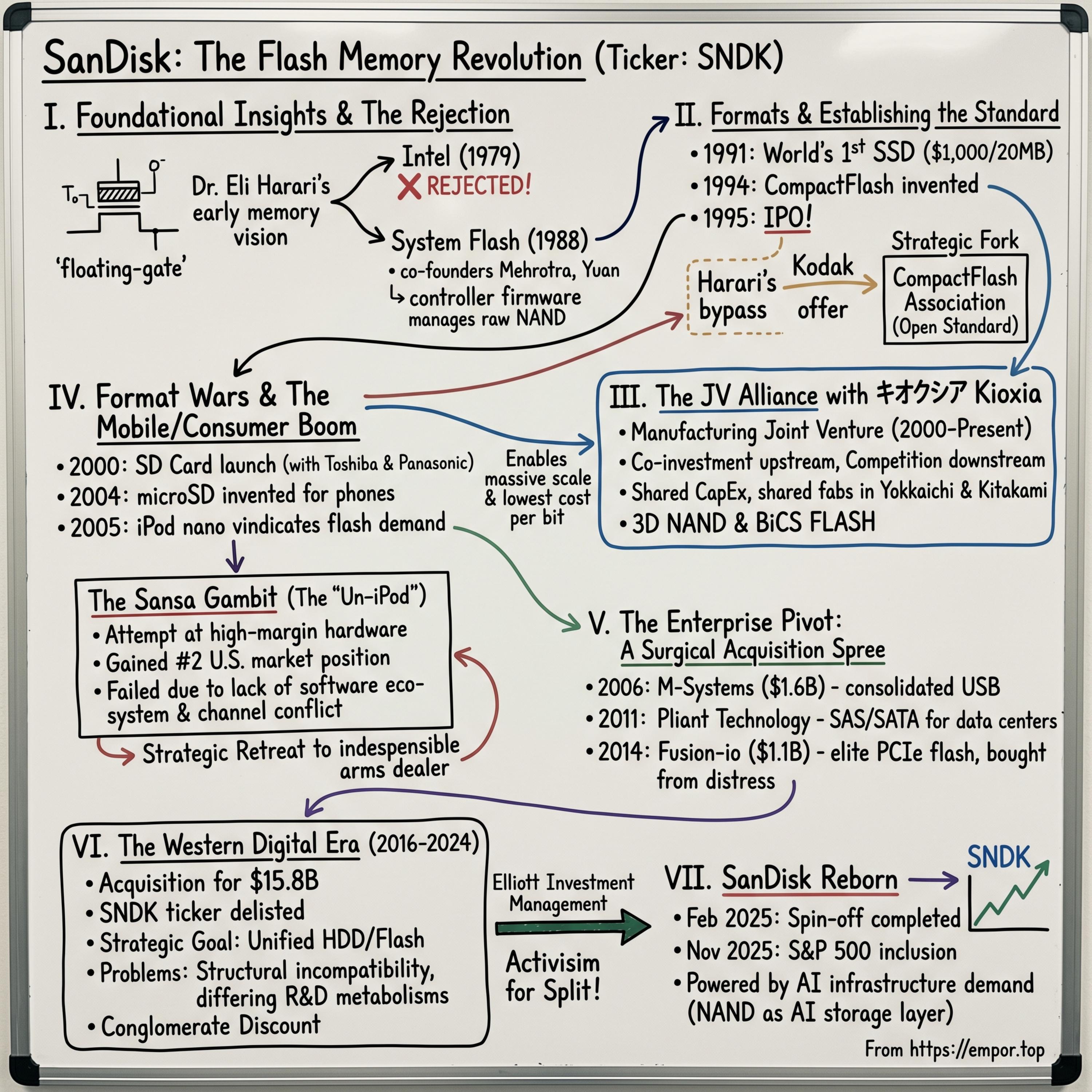 SanDisk: The Flash Memory Revolution - $SNDK episode artwork