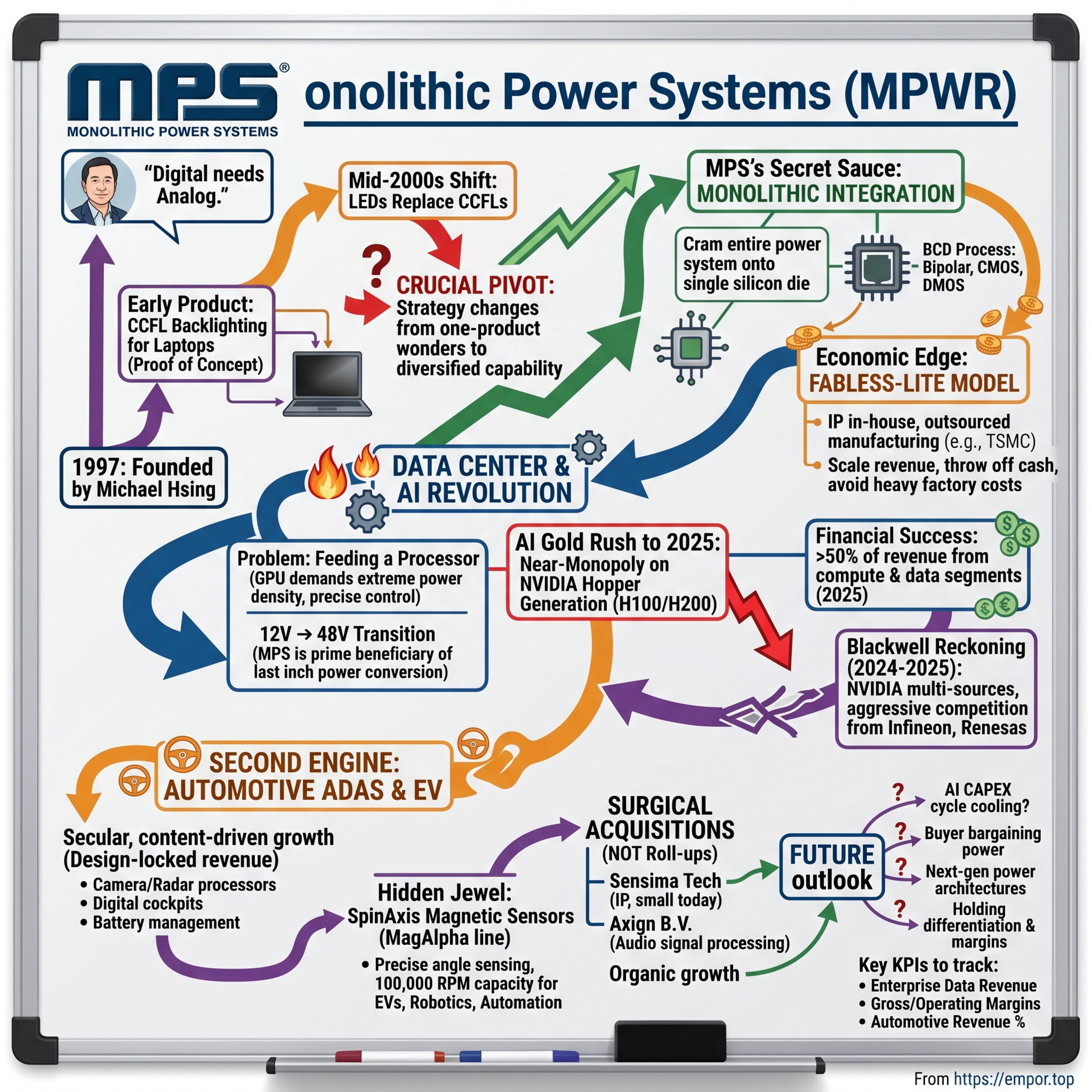 The Power Behind the Brain: Monolithic Power Systems - $MPWR episode artwork