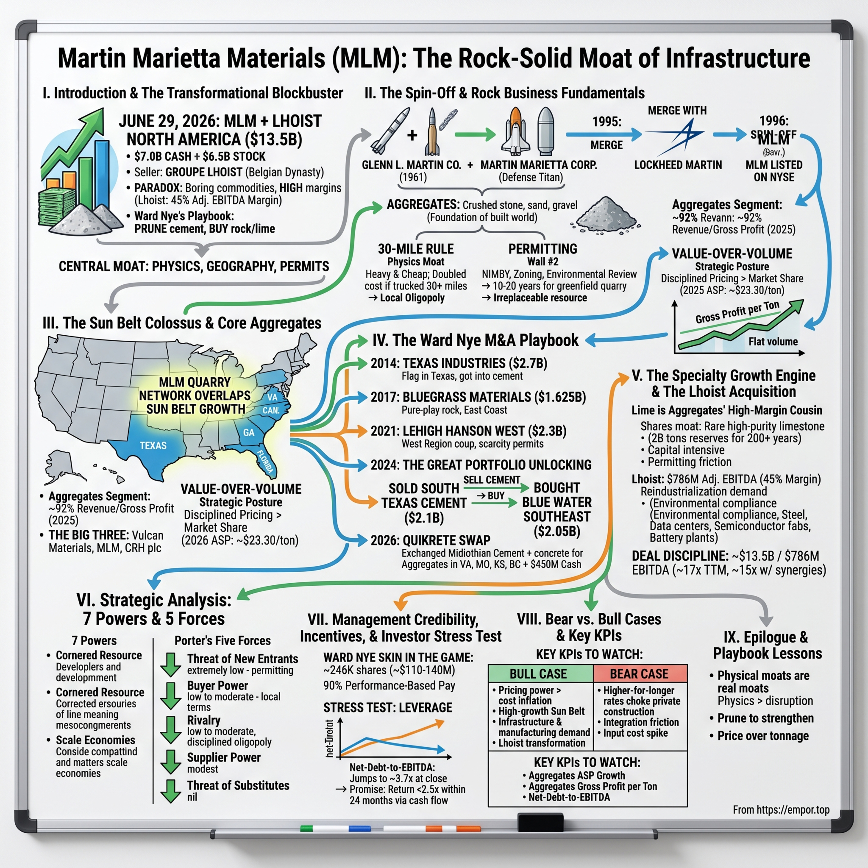 Martin Marietta Materials: The Rock-Solid Moat of Infrastructure - $MLM episode artwork